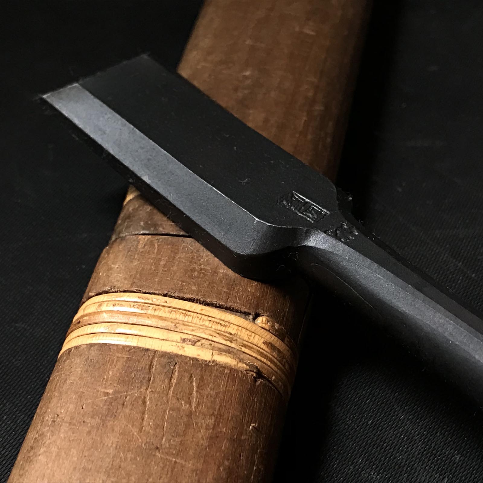 Old Stock Kunikei 3rd Generation Long Neck Bench Chisels 掘出し物 池田慶郎氏 三代目国慶作 首長追入鑿 24mm