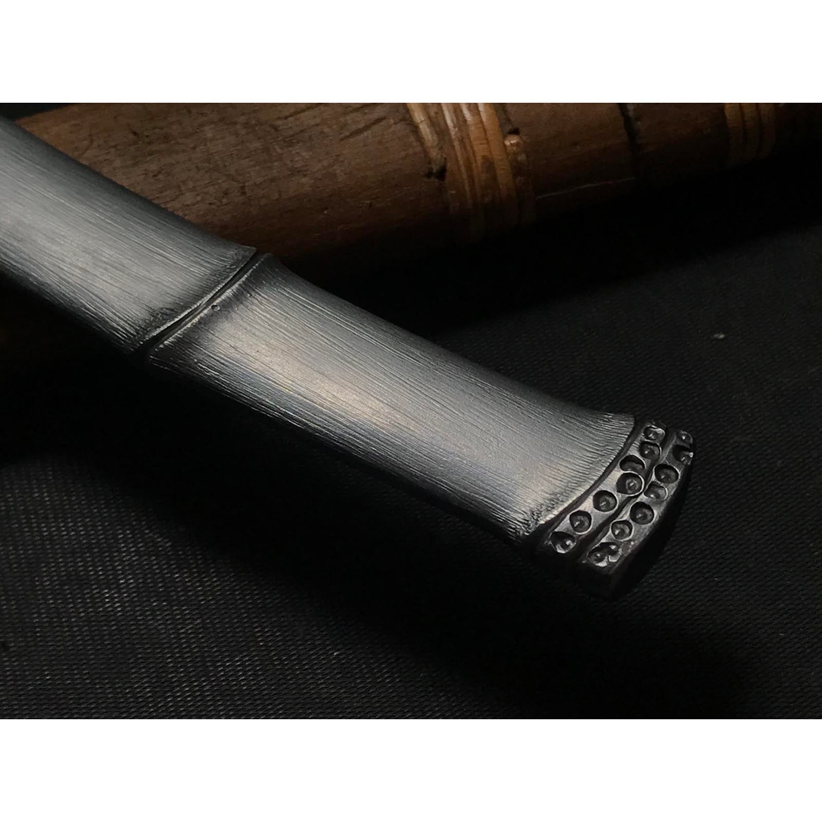 Old stock Bamboo Kiridashi Knives by Kunikei 3rd Right hand 掘出し物 三代目国慶作 竹節 切出し小刀 21mm 右