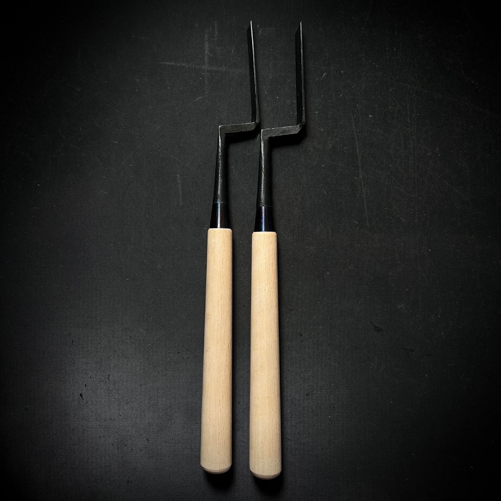 Ouchi Trowel chisel (Kote nomi) Dovetail type     大内 四代目大内俊明作 鏝鑿 鎬型