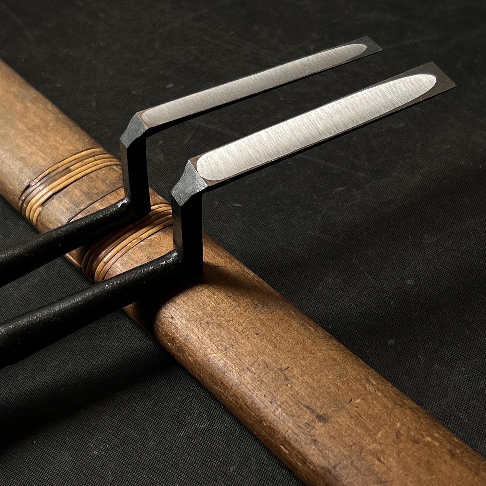 Ouchi Trowel chisel (Kote nomi) Dovetail type     大内 四代目大内俊明作 鏝鑿 鎬型