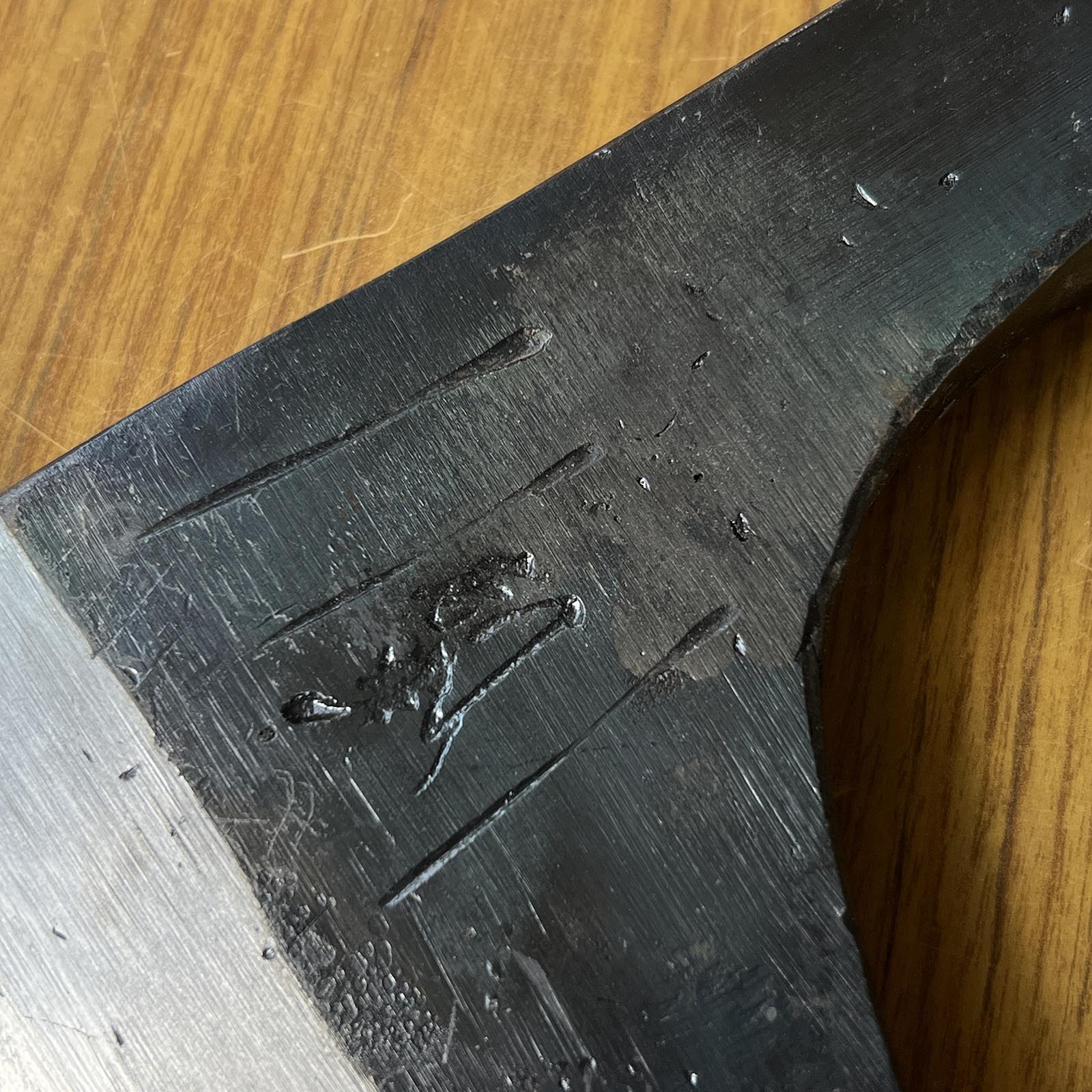 Kouetsu Japanese Carpenter's Axe by Toshie 利栄作 侊悦 大工鉞 Masakari