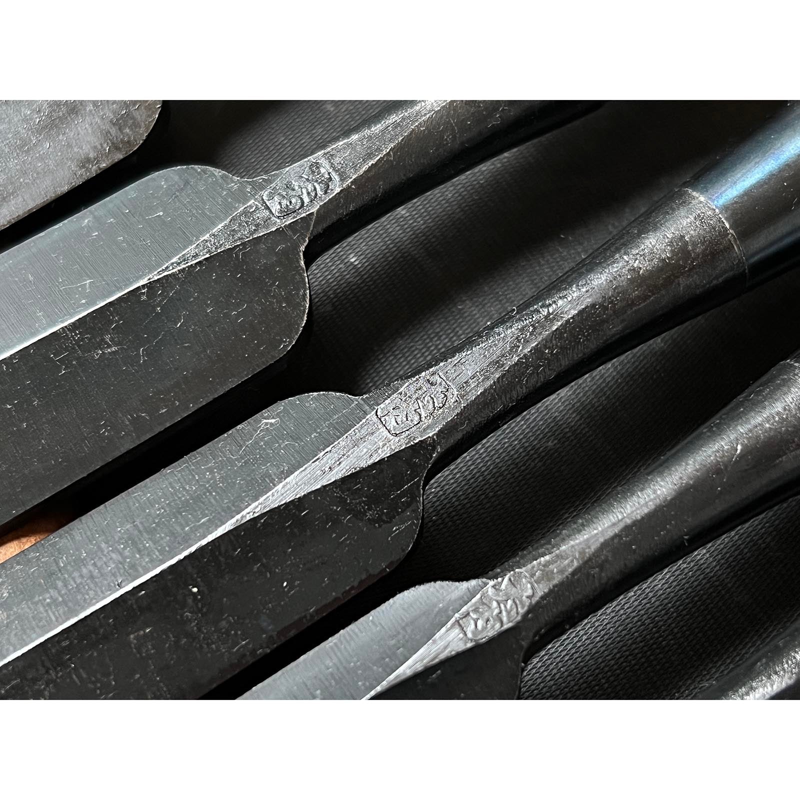 Ouchi Dovetail chisels set by Ouchi 4th generation 四代目大内俊明作 宗家大内 鎬追入組鑿 Oirenomi