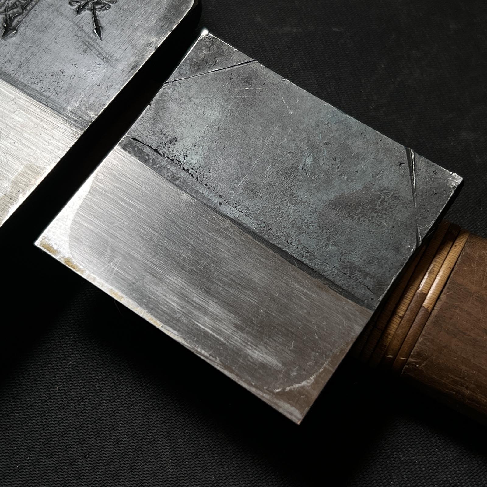 Old stock Enhisho Smoothing Plane(Kanna) by Yokosaka Masato 掘出し物 橫坂正人作 炎飛翔 仕上げ鉋 70mm