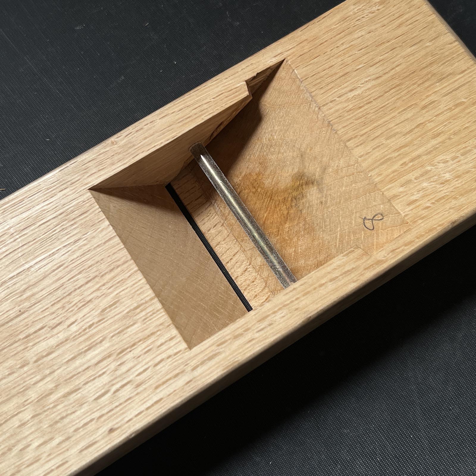 Old stock Enhisho Smoothing Plane(Kanna) by Yokosaka Masato 掘出し物 橫坂正人作 炎飛翔 仕上げ鉋 70mm
