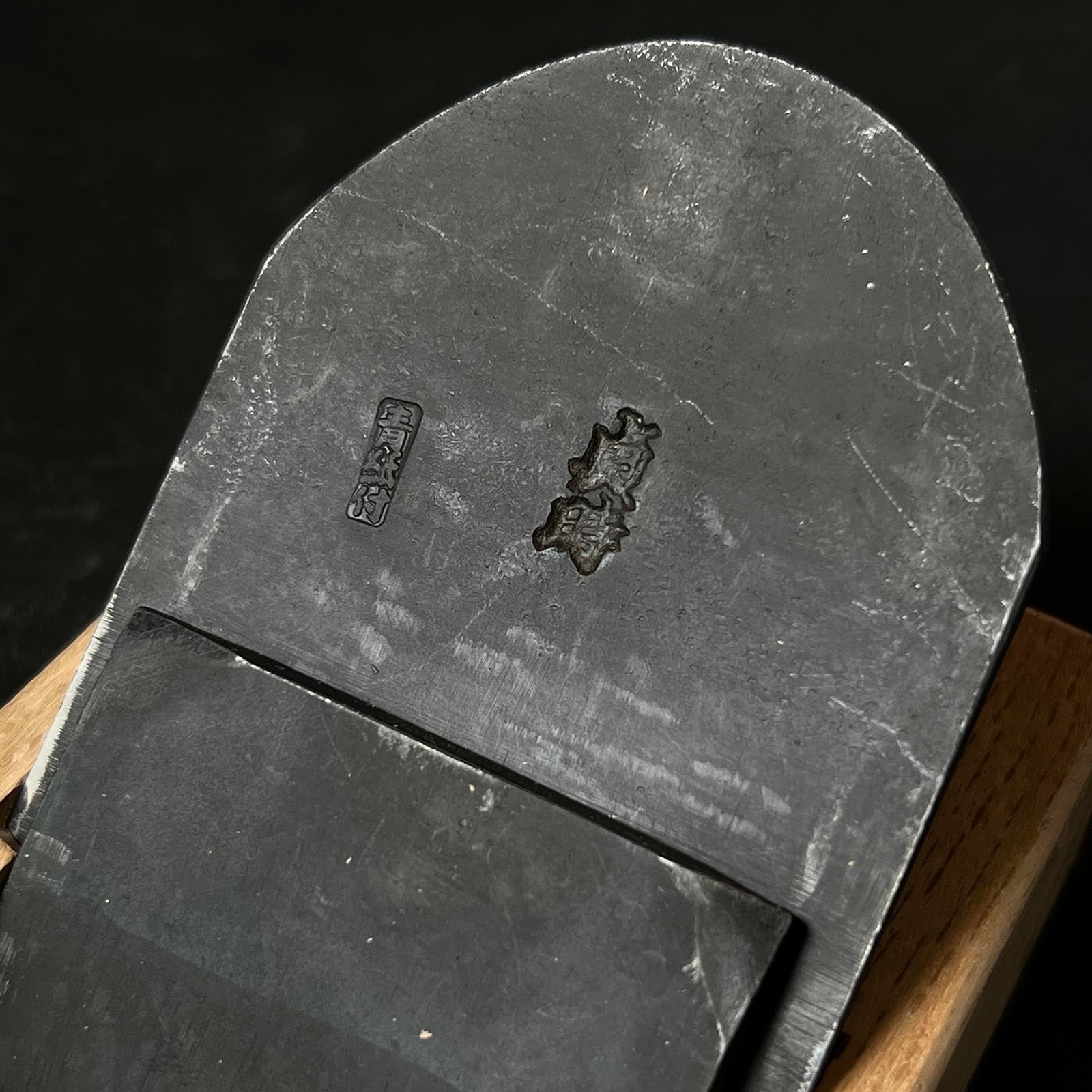 Old stock Sadatoki Smoothing Plane(Kanna) by Kabazawa Sadao 掘出し物 椛澤貞雄作 貞時 仕上げ鉋 70mm