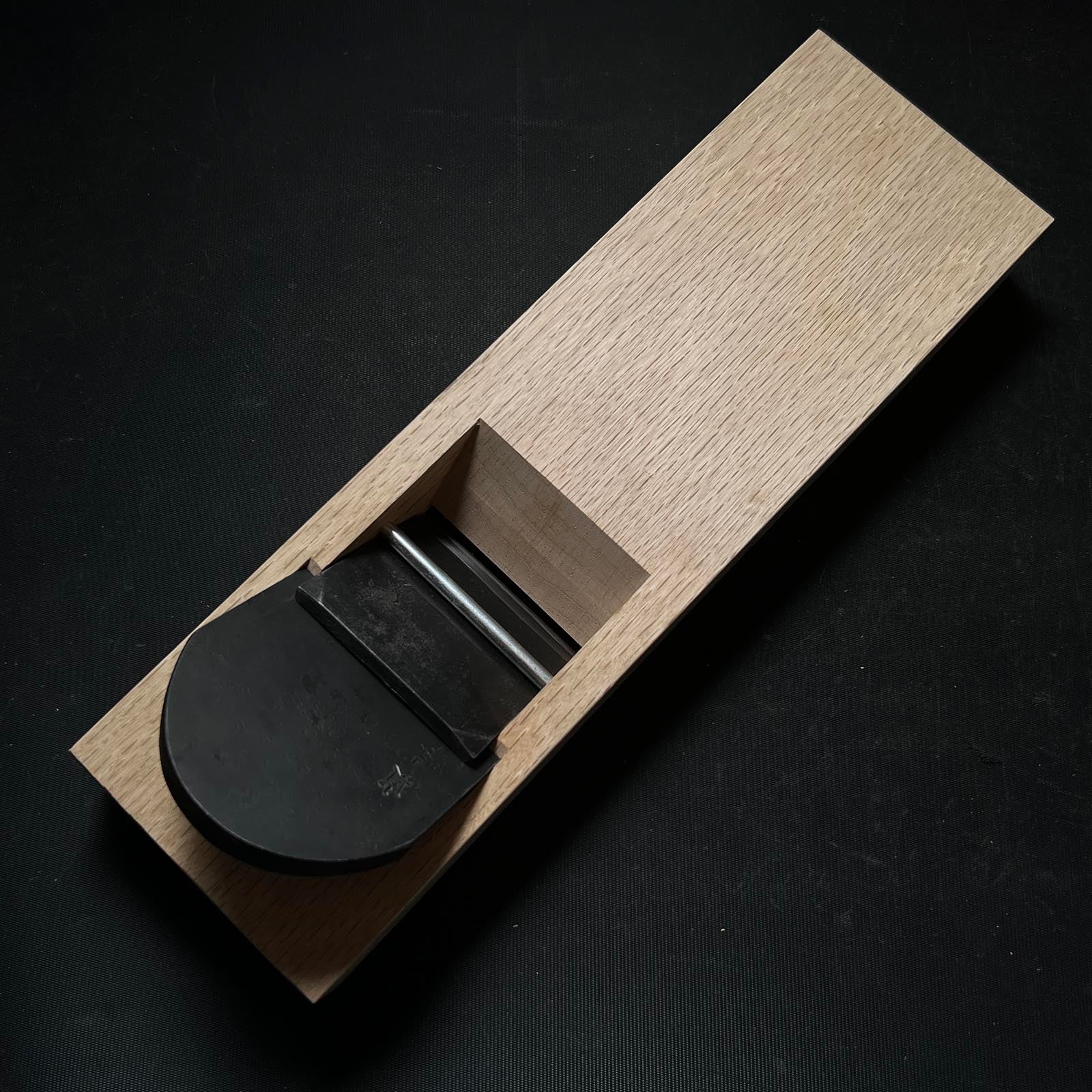 Old stock Sadatoki Smoothing Plane(Kanna) by Kabazawa Sadao 掘出し物 椛澤貞雄作 貞時 本銘 仕上げ鉋 70mm
