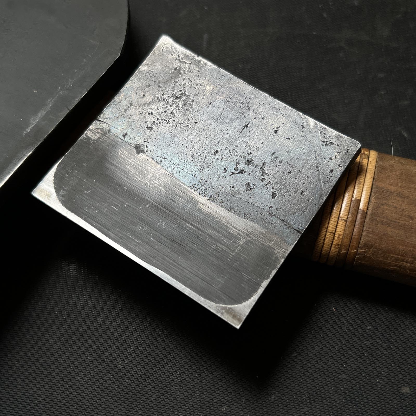 Old stock Sadatoki Smoothing Plane(Kanna) by Kabazawa Sadao 掘出し物 椛澤貞雄作 貞時 本銘 仕上げ鉋 70mm