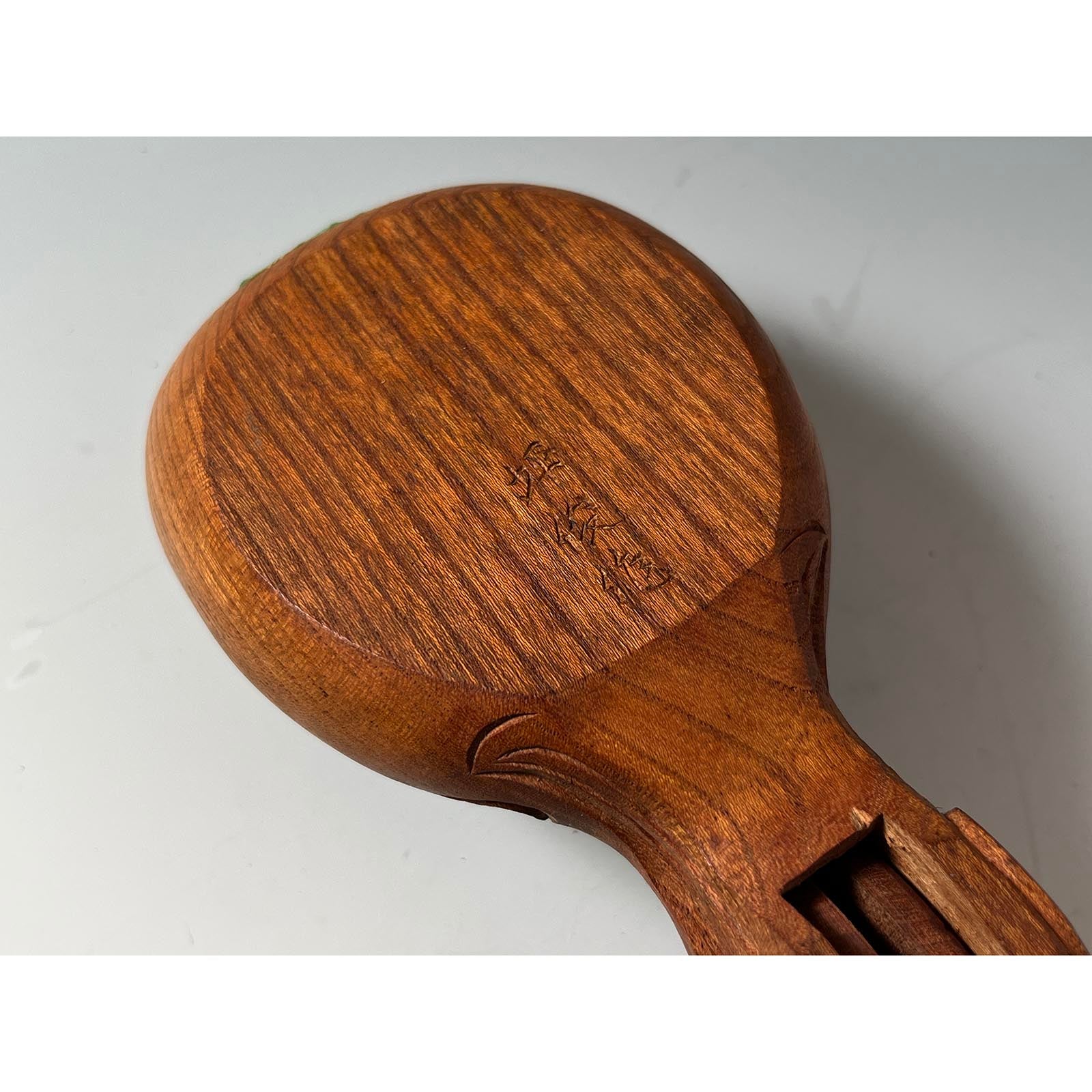 #ST49 Japanese Carpenter Ink Pot Traditional Measuring Tools Sumitsubo by Tsubotoshi 坪俊作 亀 墨壺 欅 255mm