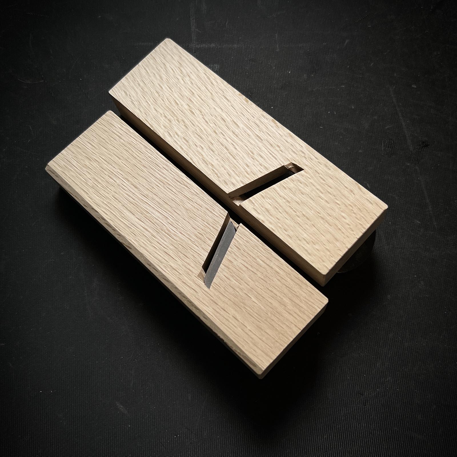 Kouetsu Rabbet Plane with Blue steel right and left By Komori 小森作 侊悦 際鉋 青紙鋼 左右 30,36mm