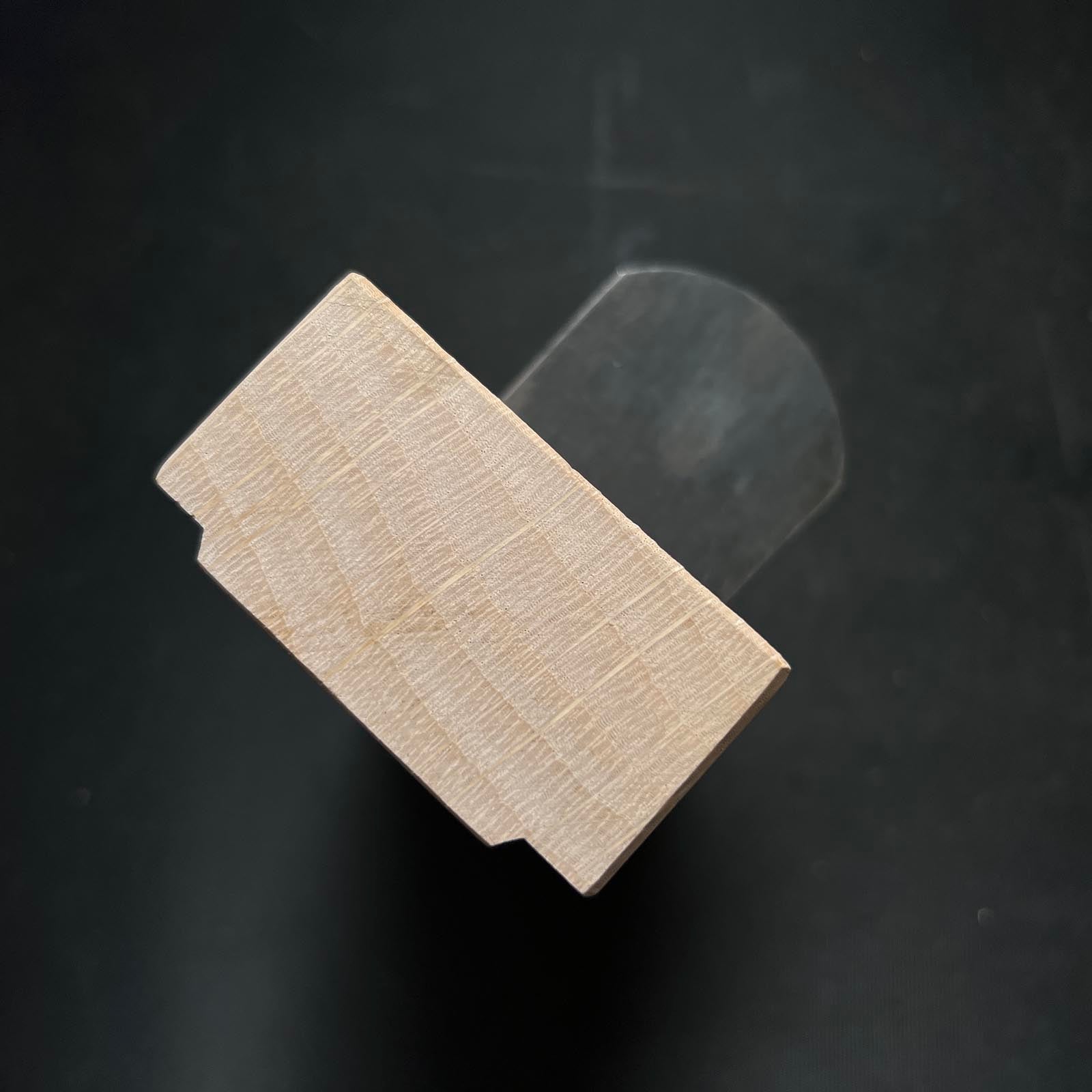 Yoshitaka Standing Plane (Dainaoshi Kanna) with blue steel 台直鉋 義隆 段付き 48mm