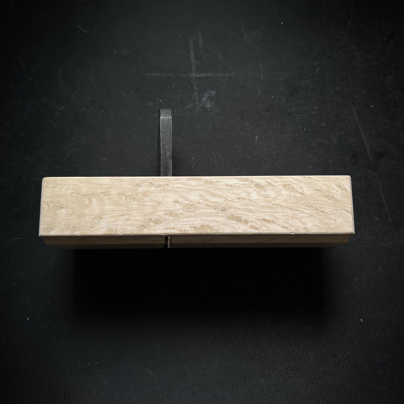 Yoshitaka Standing Plane (Dainaoshi Kanna) with blue steel 台直鉋 義隆 段付き 48mm