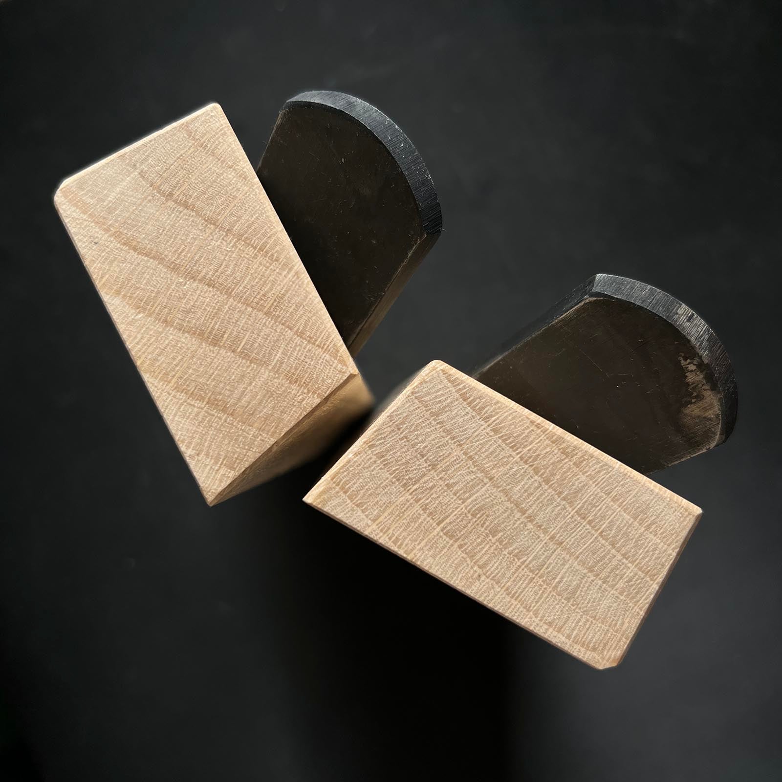 Yoshitaka Special Rabbet Planes with Blue steel Left & Right 義隆 蟻際鉋 左&右 36mm Ari-Kiwakanna