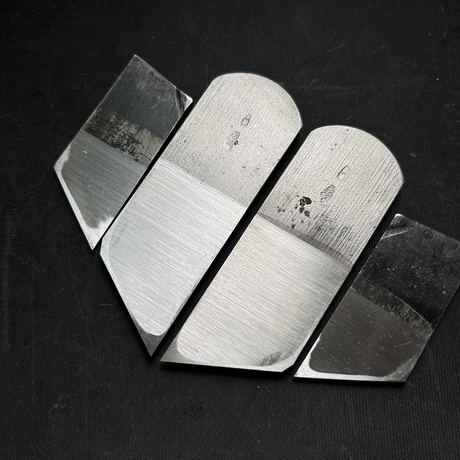 Yoshitaka Special Rabbet Planes with Blue steel Left & Right 義隆 蟻際鉋 左&右 36mm Ari-Kiwakanna