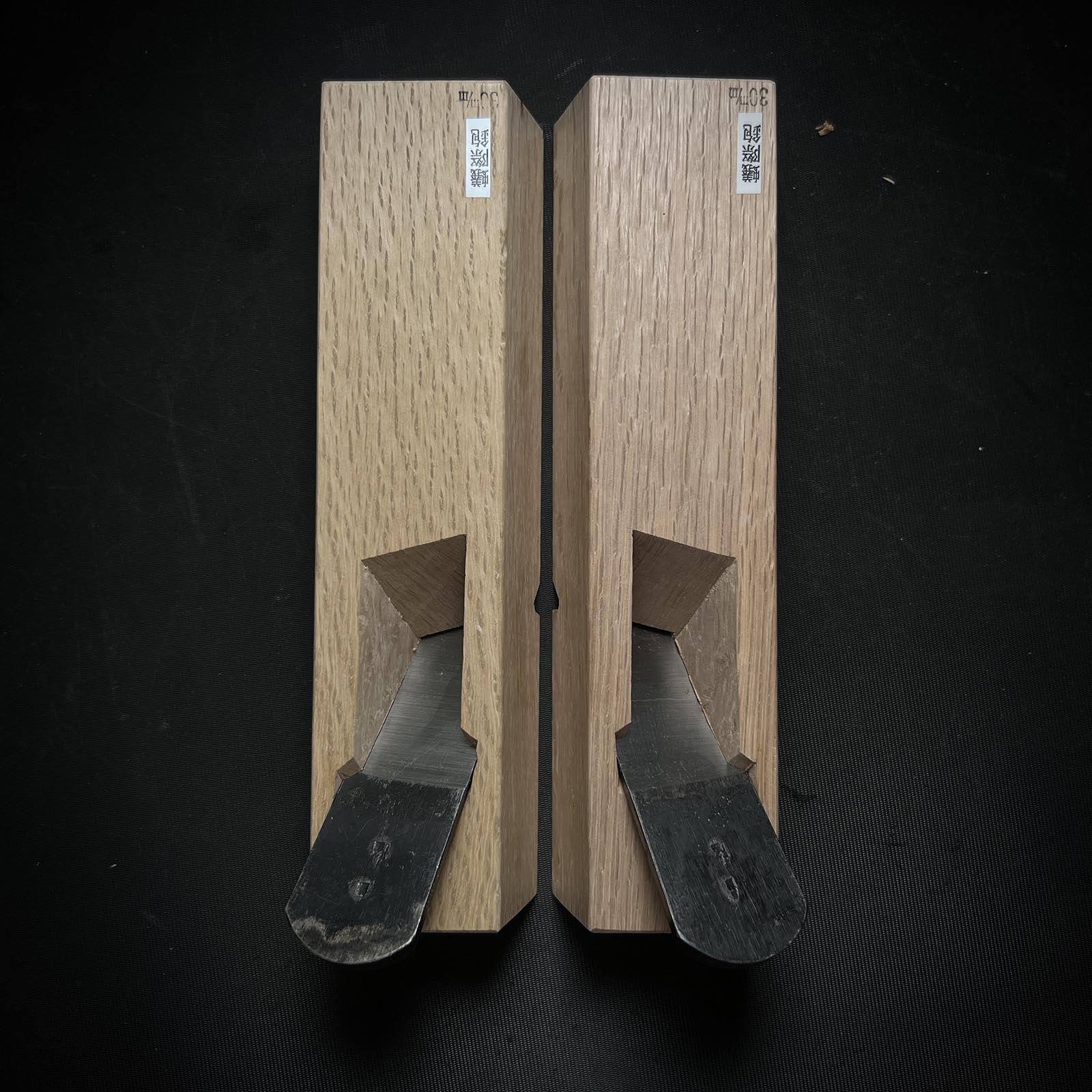 Yoshitaka Special Rabbet Planes with Blue steel Left & Right 義隆 一枚鉋 左右 蟻際鉋 30mm Ari-Kiwakanna