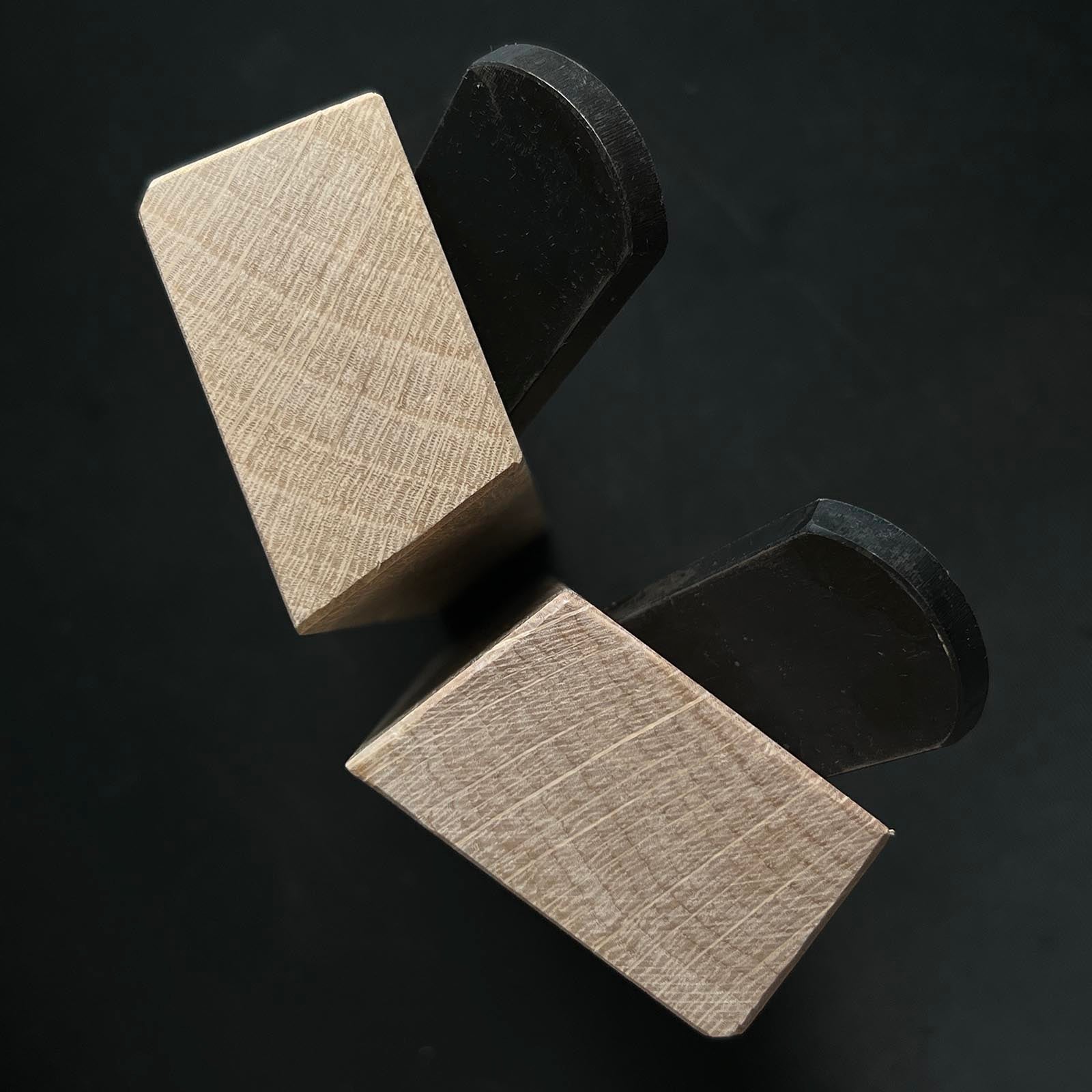 Yoshitaka Special Rabbet Planes with Blue steel Left & Right 義隆 一枚鉋 左右 蟻際鉋 30mm Ari-Kiwakanna