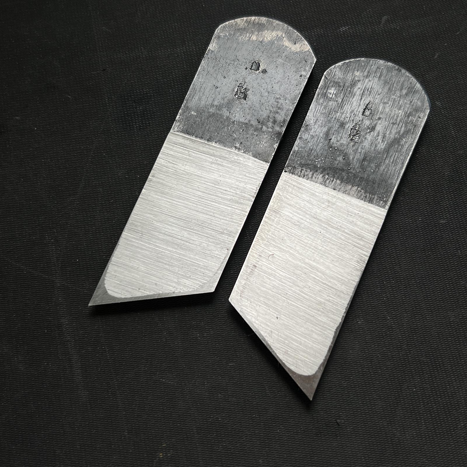 Yoshitaka Special Rabbet Planes with Blue steel Left & Right 義隆 一枚鉋 左右 蟻際鉋 30mm Ari-Kiwakanna