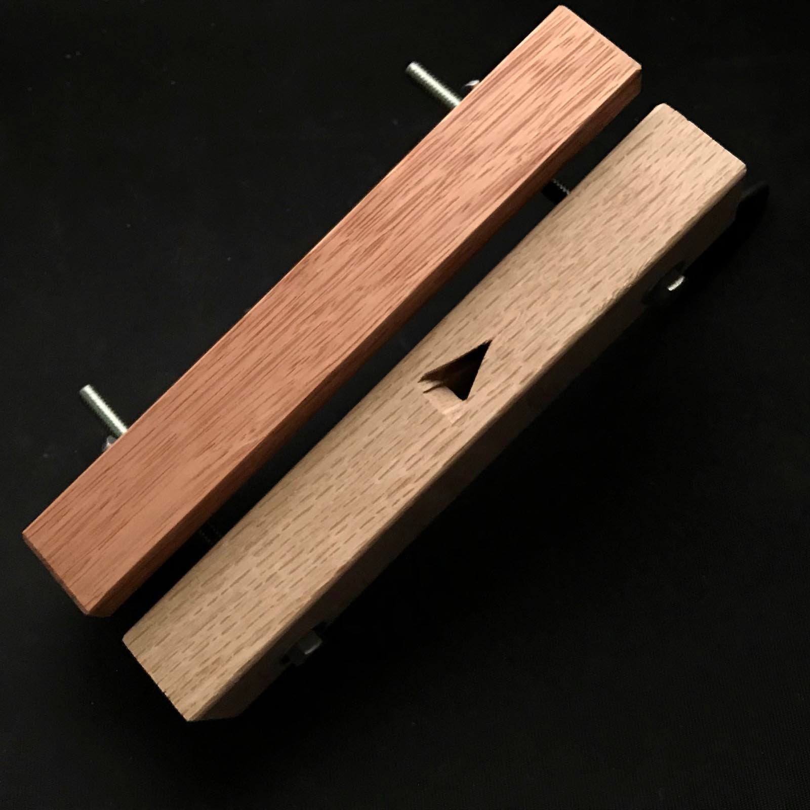 Ha Kanna Kumiko Kanna with white steel by Muneaki 葉鉋 組子用 60° 猪本台 宗秋刃