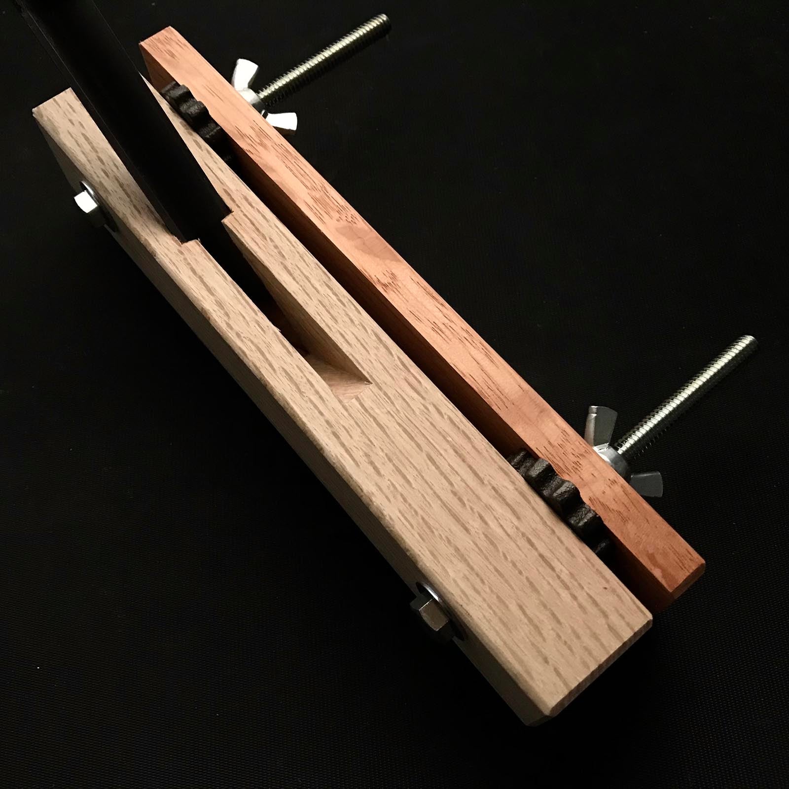 葉鉋 組子用 切鉋 45° 猪本台 宗秋刃