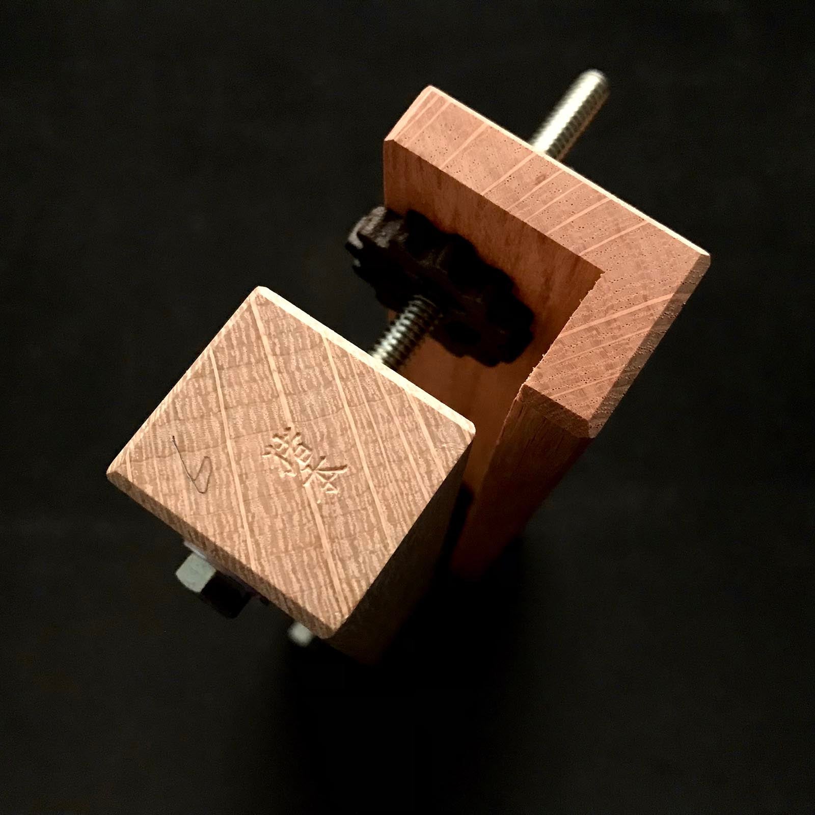 葉鉋 組子用 切鉋 45° 猪本台 宗秋刃