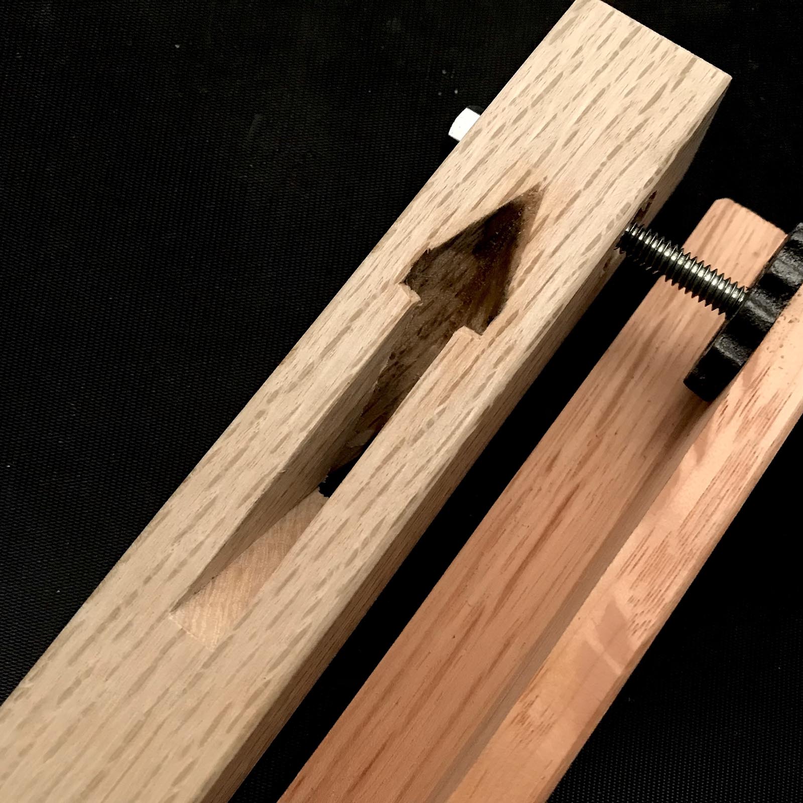 葉鉋 組子用 切鉋 45° 猪本台 宗秋刃