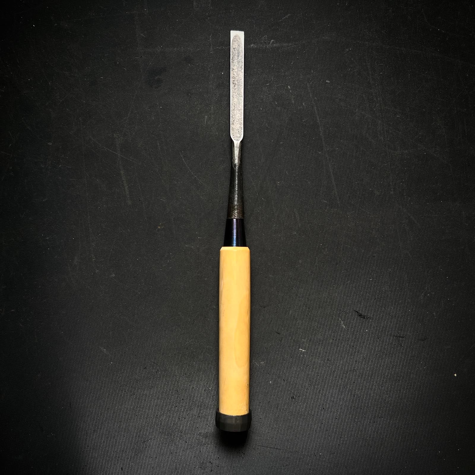 Kanetake Shorter Timber chisels by Takahashi Norikazu with boxwood handle 高橋典三作 カネ武 中叩鑿 黄楊柄 Chu-Tatakinomi 9mm