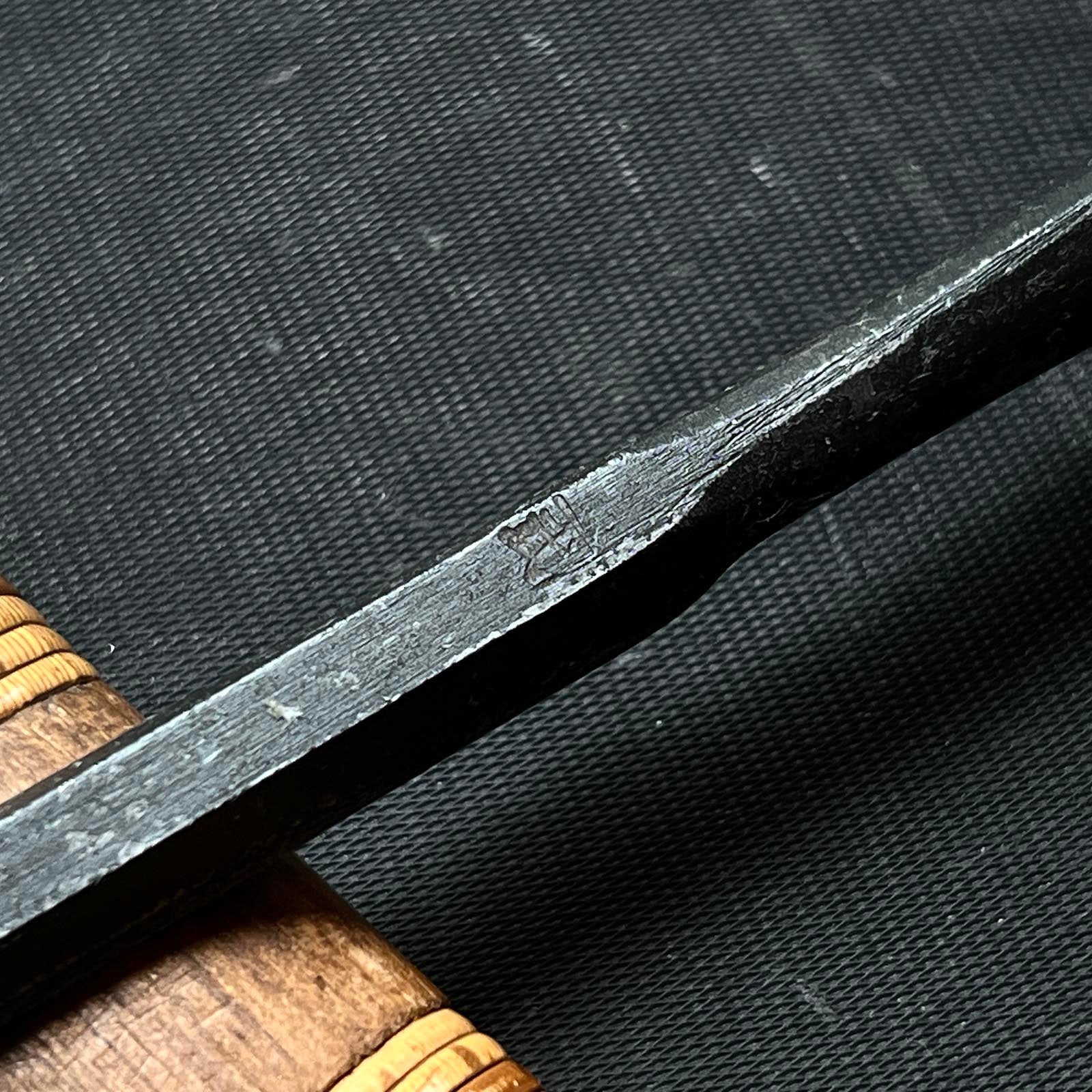 Kanetake Shorter Timber chisels by Takahashi Norikazu with boxwood handle 高橋典三作 カネ武 中叩鑿 黄楊柄 Chu-Tatakinomi 9mm