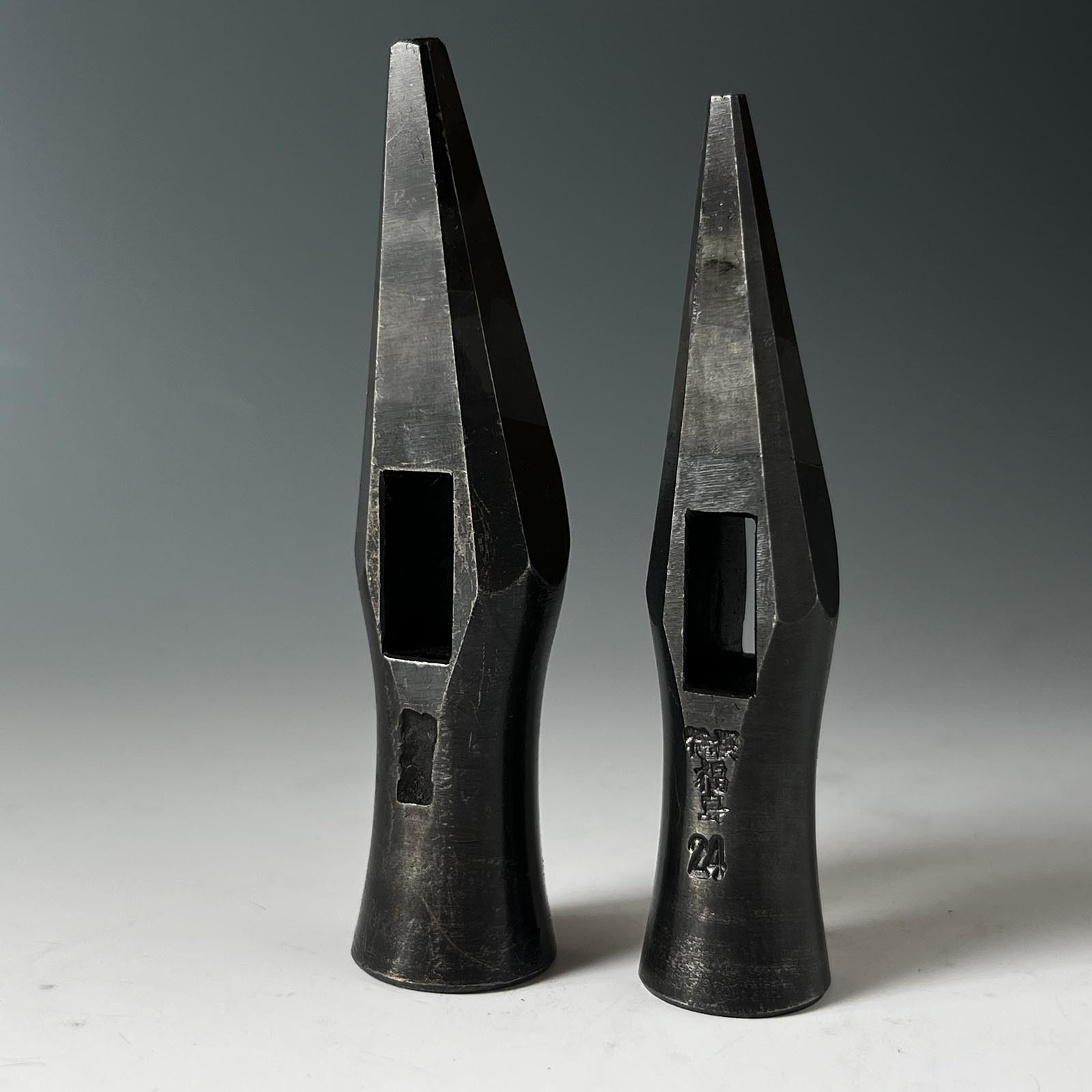 Specially made High precision Fukushima Katakuchi Blacksmith finish Hammers 特製 福島作 片口玄翁 黒仕上