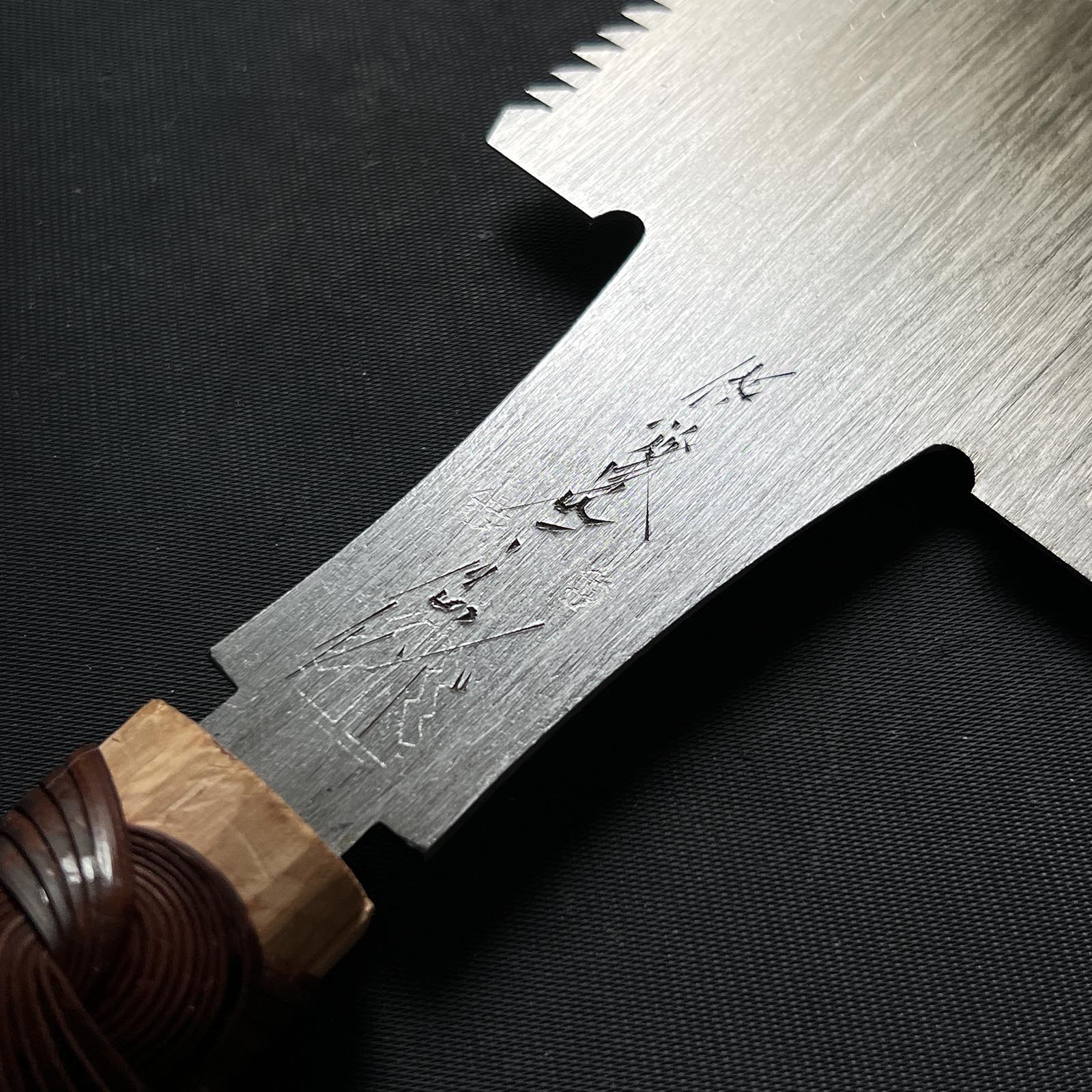 #50 Nagakatsu Double Edge (Ryoba) Saw with Eddy Type Handles For hard Wood 長勝鋸 両刃鋸 渦巻き柄 広葉材用 270mm