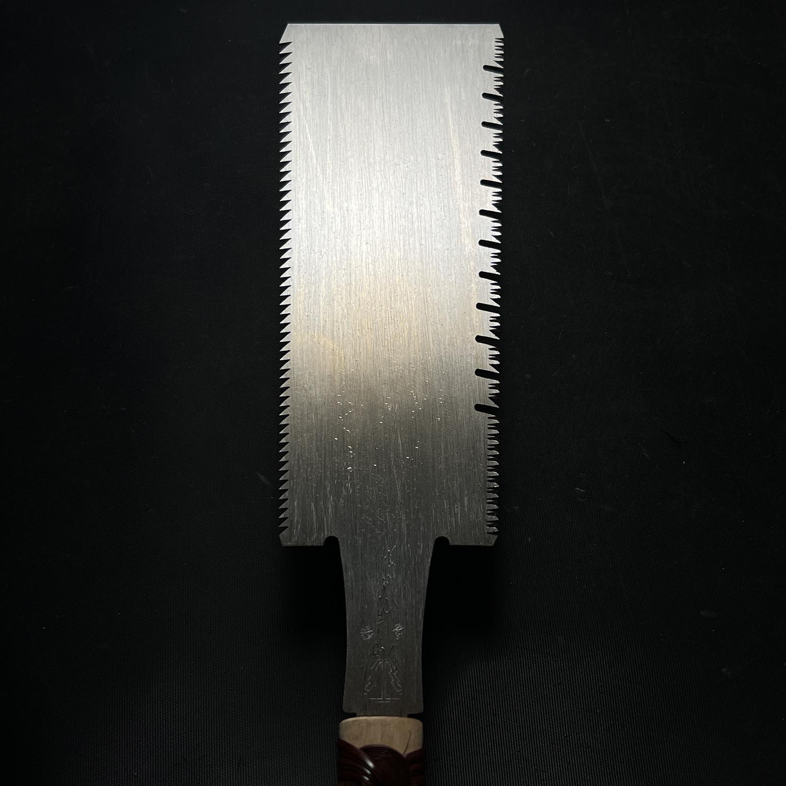 #49 Nagakatsu Double Edge (Ryoba) Saw with Eddy Type Handles For soft Wood 長勝鋸 両刃鋸 渦巻き柄 針葉材用 240mm