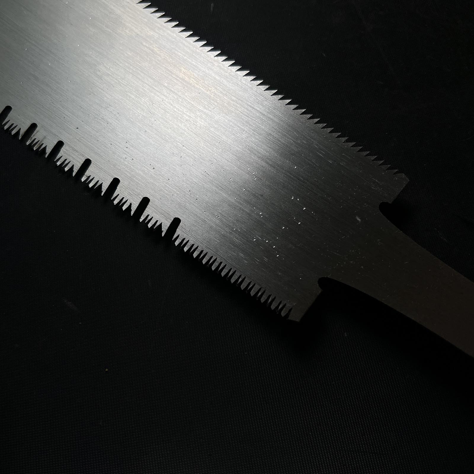 #57 Nagakatsu Double Edge (Ryoba) Saw with Eddy Type Handles For Hard Wood 長勝鋸 両刃鋸 渦巻き柄 廣葉材用 270mm