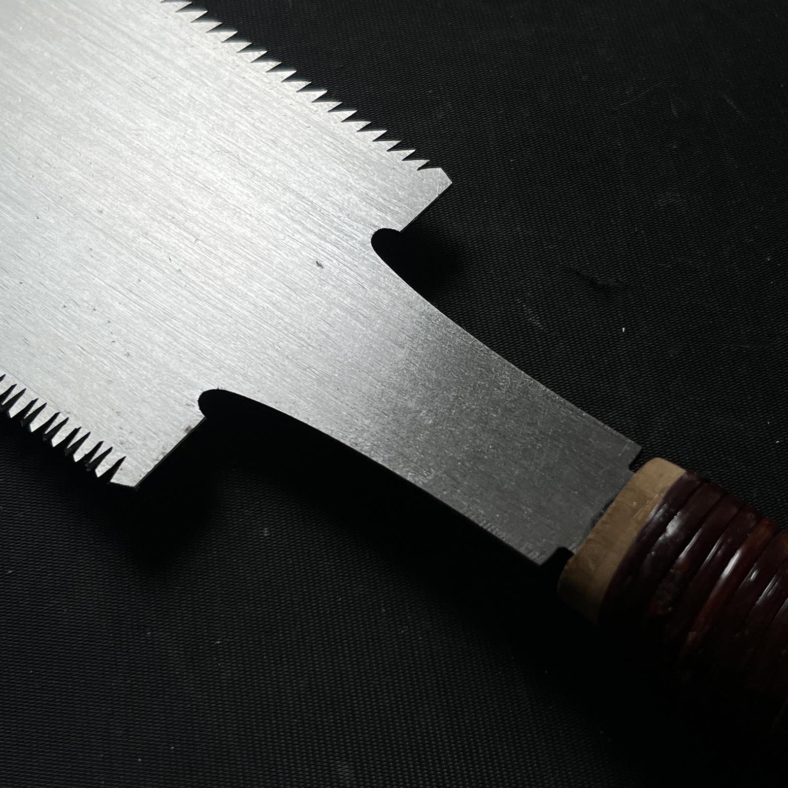 #57 Nagakatsu Double Edge (Ryoba) Saw with Eddy Type Handles For Hard Wood 長勝鋸 両刃鋸 渦巻き柄 廣葉材用 270mm