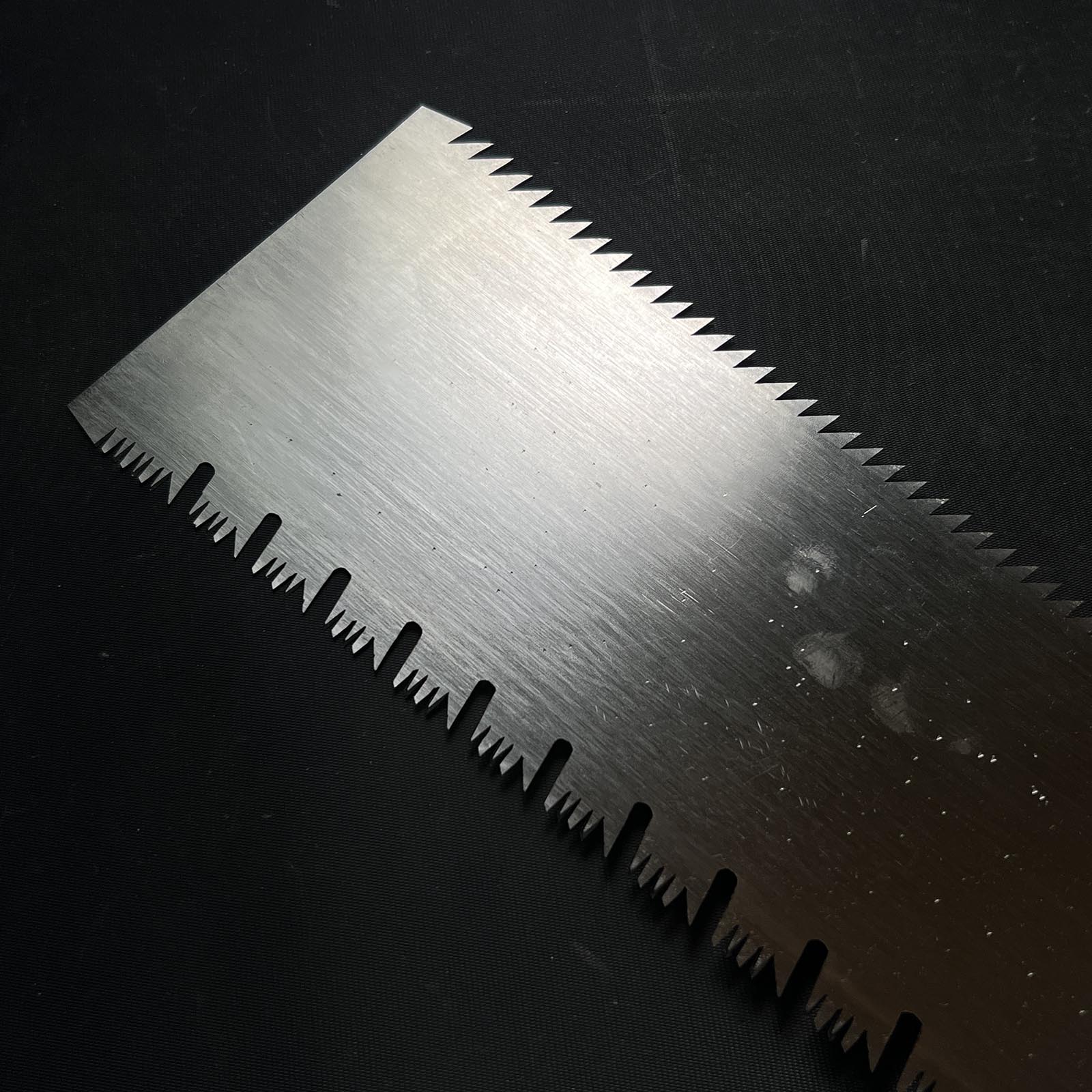 #58 Nagakatsu Double Edge (Ryoba) Saw with Eddy Type Handles For Hard Wood 長勝鋸 両刃鋸 渦巻き柄 廣葉材用 300mm