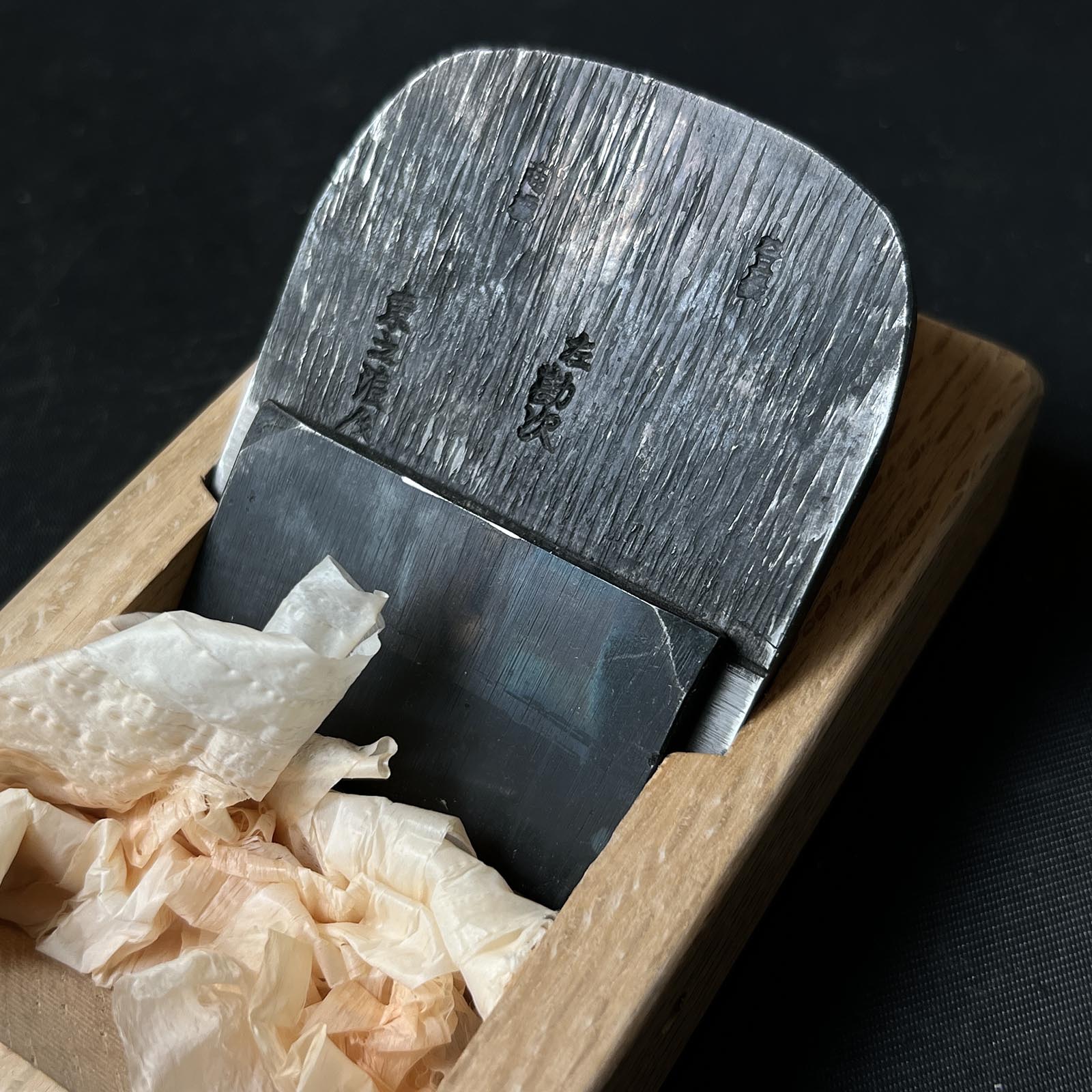 Ready to use! Hidarikanji Smoothing Plane (Kanna) by Tanaka shoug 初心者におすすめ 直ぐ使い 左勘次 田中昭吾作 仕上げ鉋 70mm