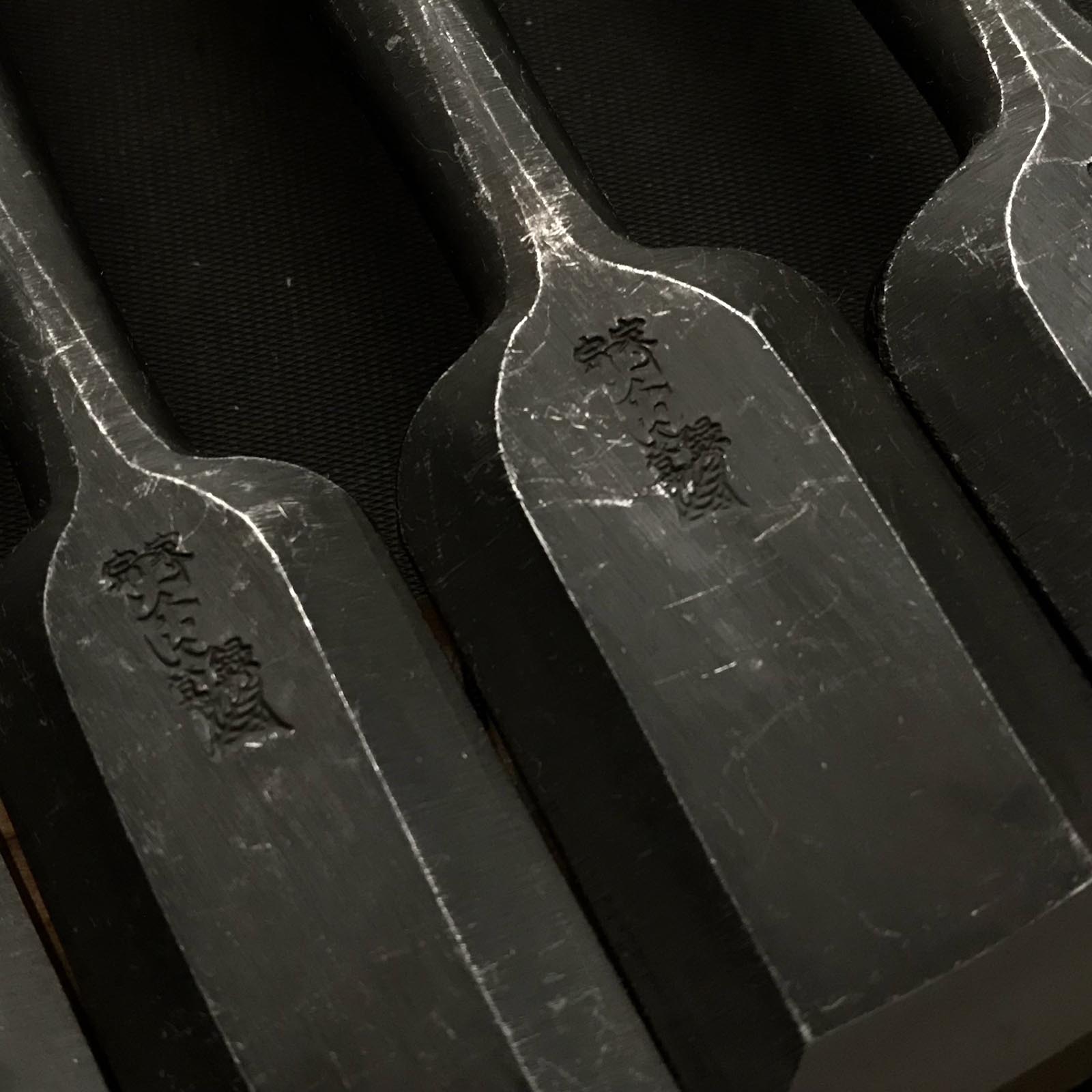 Ouchi Bench chisels set by Ouchi 4th generation 四代目大内俊明作 宗家大内 追入組鑿 桐箱付 Oirenomi