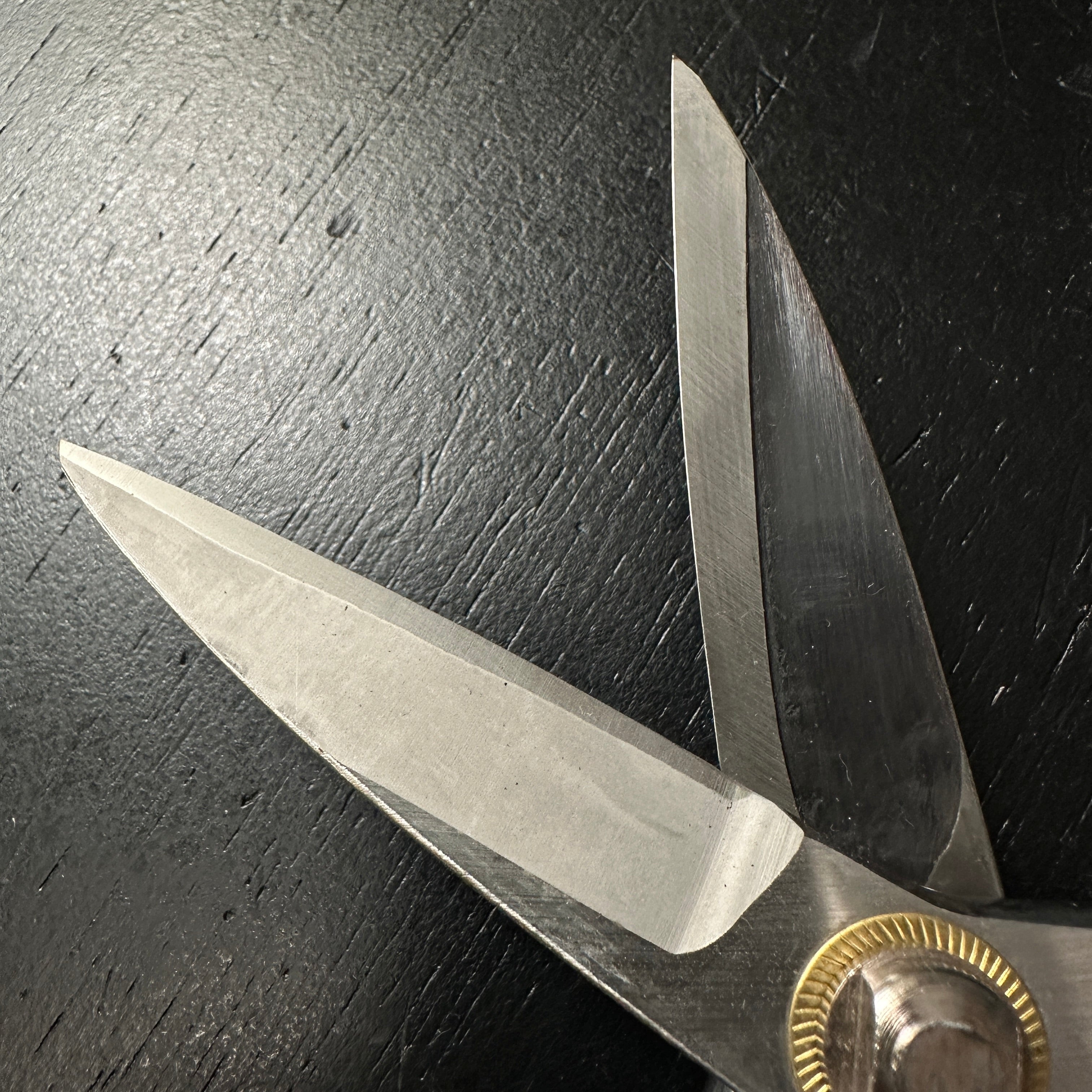 Old stock Hand made Okubo Shears By Fusayoshi 掘出し物 房義 刃長大久保鋏 手作り 210mm