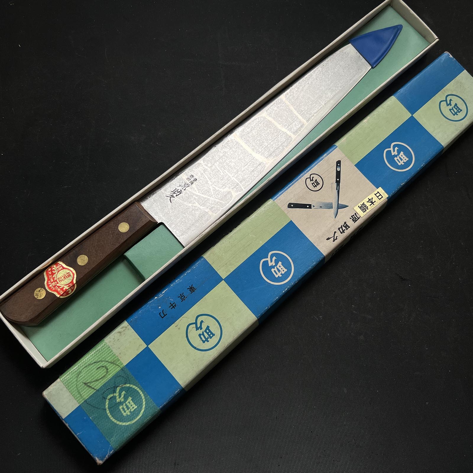 Old stock #G28 Chef knife Gyuto 掘出し物 源助久 牛刀 270mm