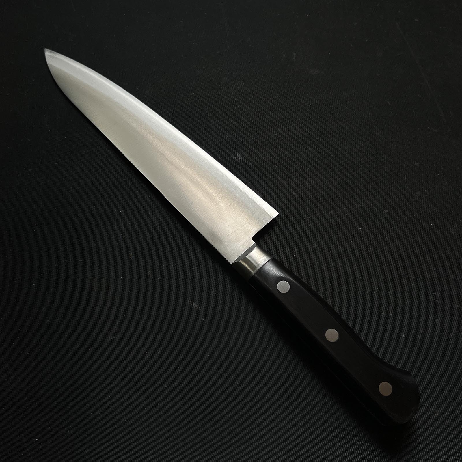 Old stock #G22 Chef knife Gyuto 掘出し物 梅冠作 牛刀 180mm