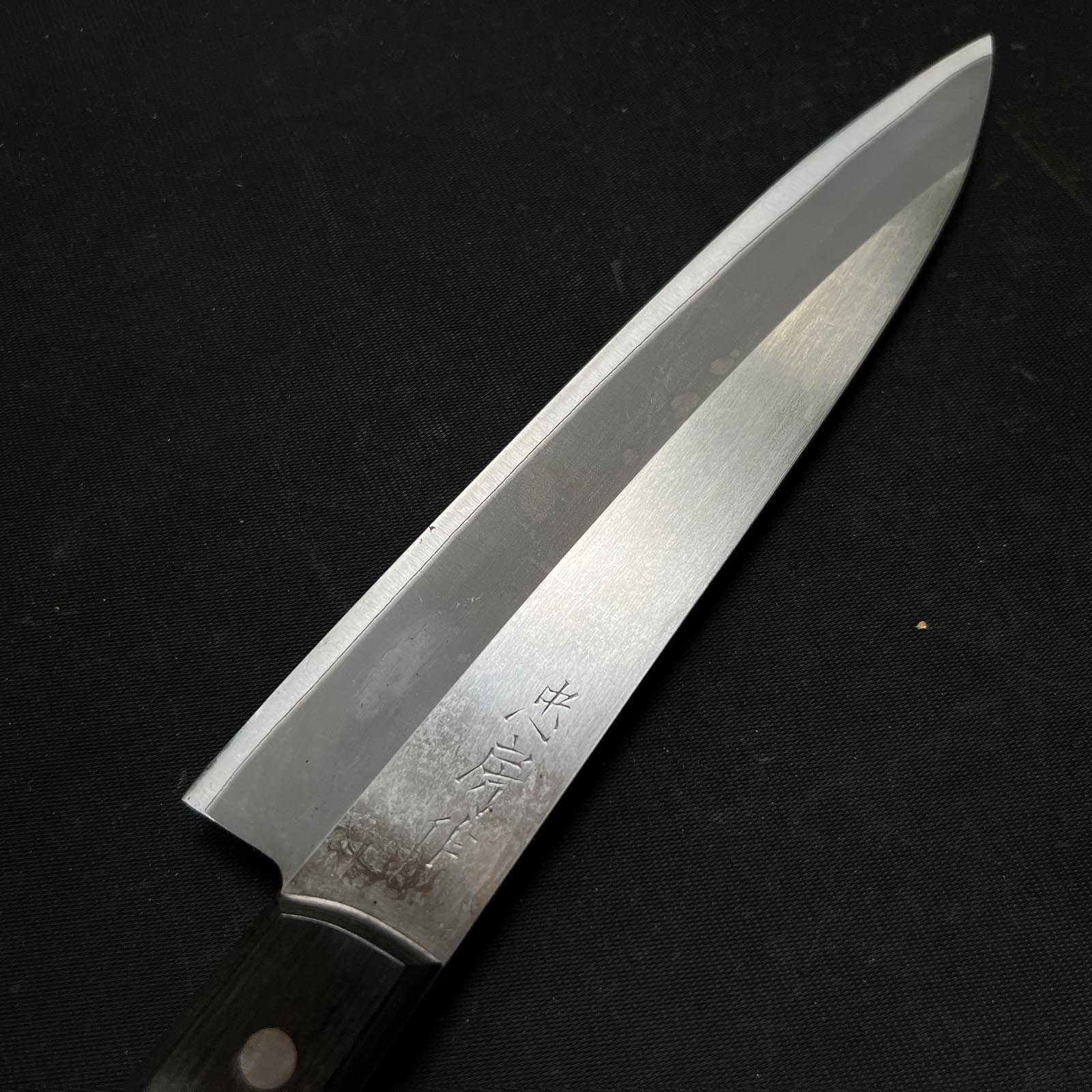 Old stock #G9 Chef knife Gyuto 掘出し物 忠房 牛刀 180mm