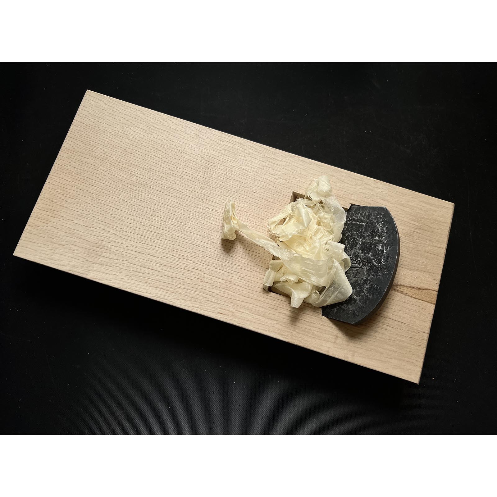 Ready to use!! Old stock Hidari-kanji Large Plane(Kanna)by Tanaka shougo 掘出し物 左寛次 田中昭吾作 大鉋 110mm