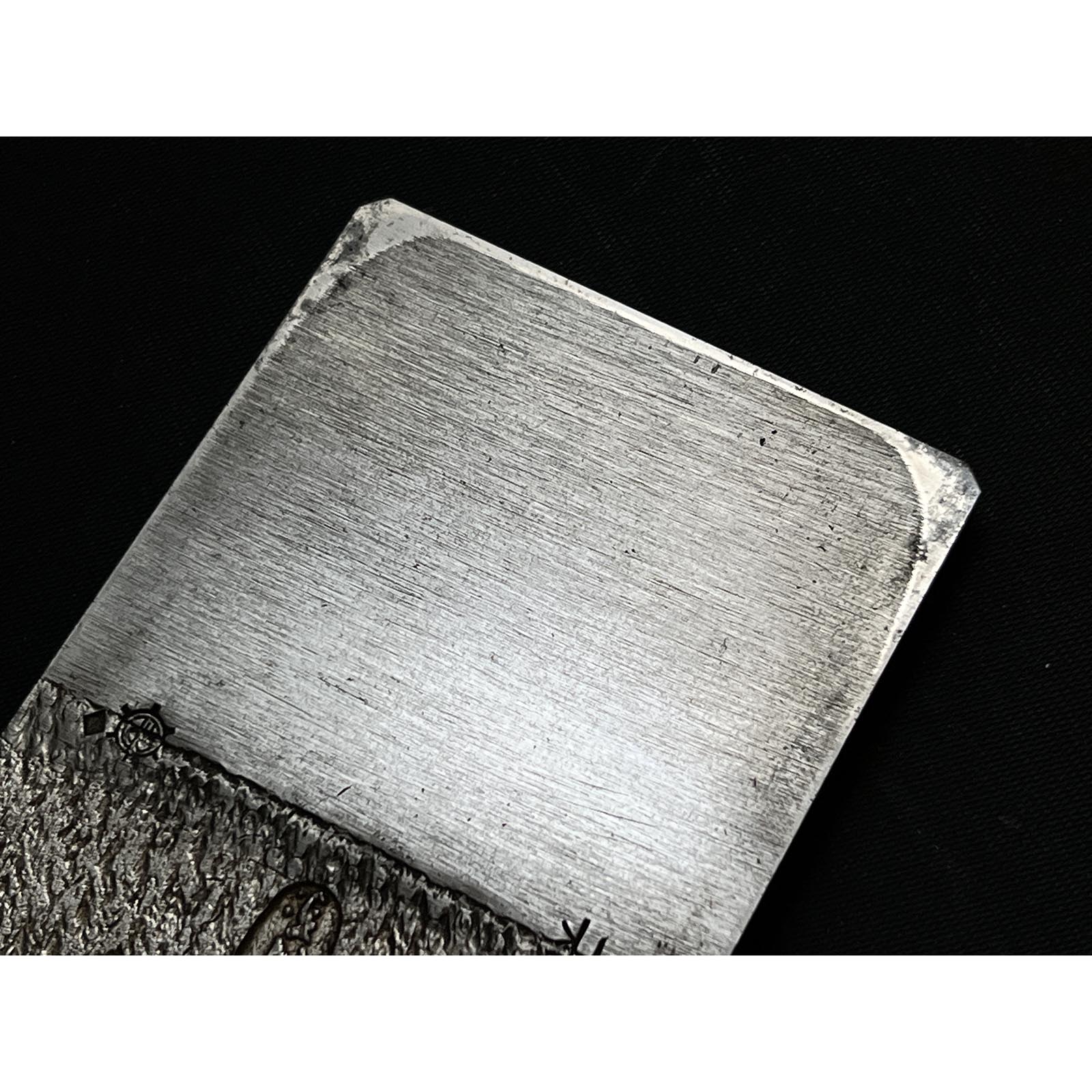 Old stock Muga Smoothing Plane (Kanna) by Chiyotsuru Nobekuni 掘出し物 千代鶴延国作 千三代 無我 仕上げ鉋 70mm