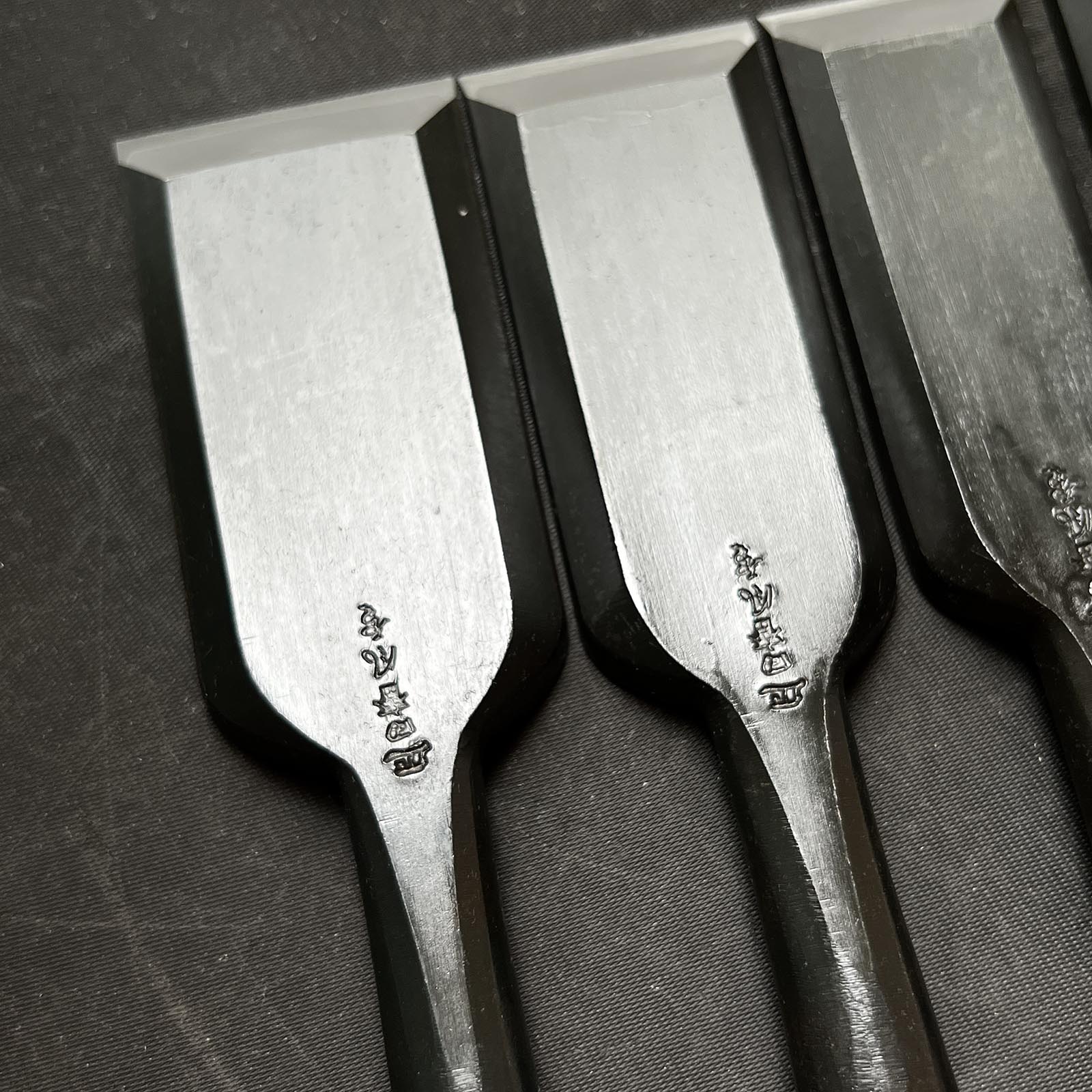 Tasai Fusetsu timber chisels with blue steel 田斎風雪作 叩鑿 24,36,42,48mm Tatakinomi