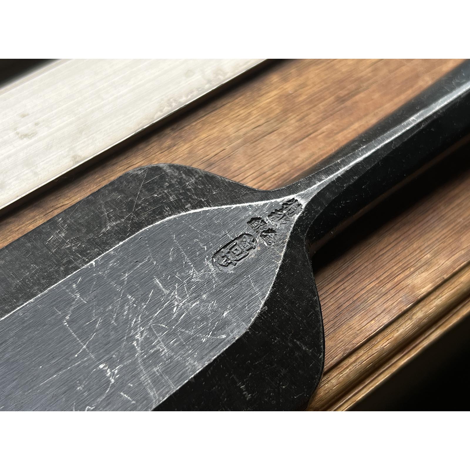 Old stock Takashiba Slick Chisels set (Ootsuki-nomi, Hontsuki-Nomi) 掘出し物 高芝 本突き組鑿 54,24mm