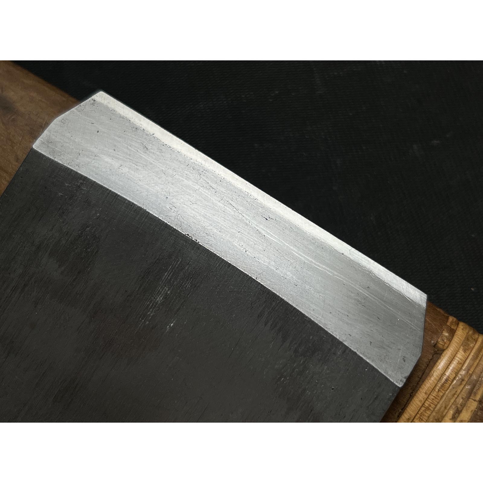 Old stock Kabazawa Sagoro Smoothing Plane with Koyoshiya dai 掘出し物 椛澤三五郎作 仕上げ鉋 小吉屋台 78mm