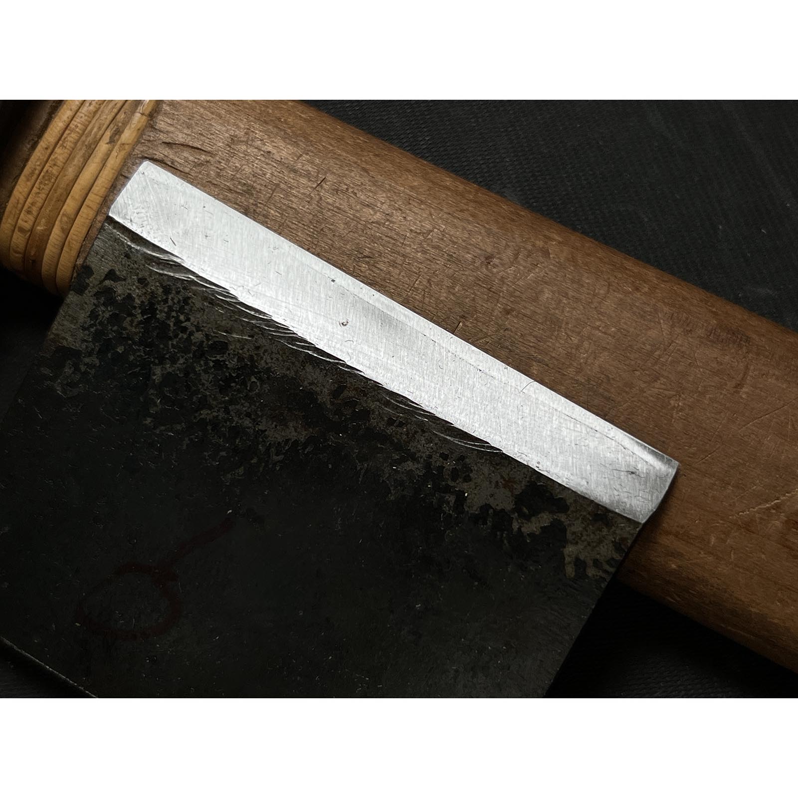 Old stock Kabazawa Sagoro Smoothing Plane with Koyoshiya dai 掘出し物 椛澤三五郎作 仕上げ鉋 小吉屋台 78mm