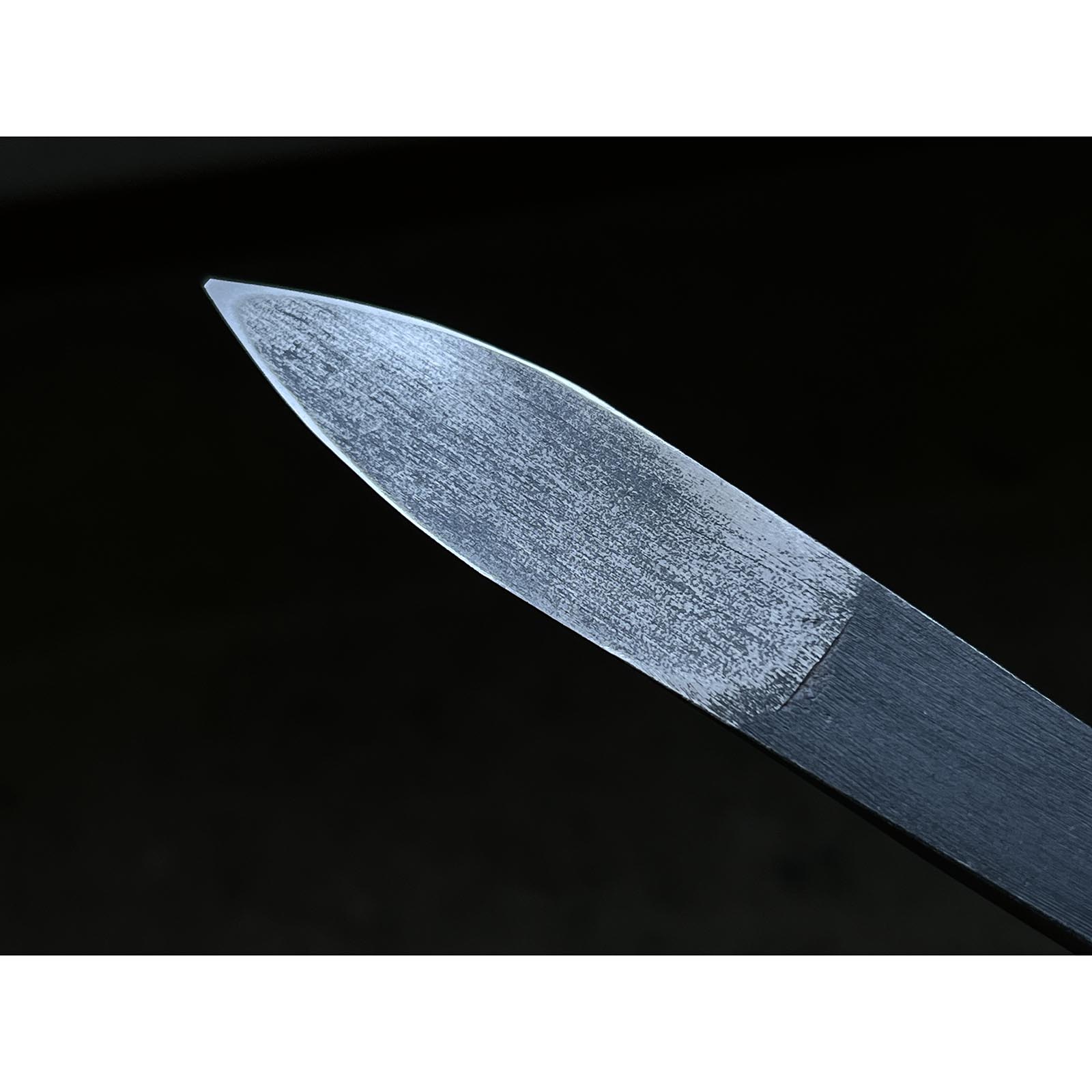 Old stock Kanetake Yari Kanna ( traditional type) with white steel 古式型 和鉄槍鉋 カネ武 高橋和己、典三作 40mm