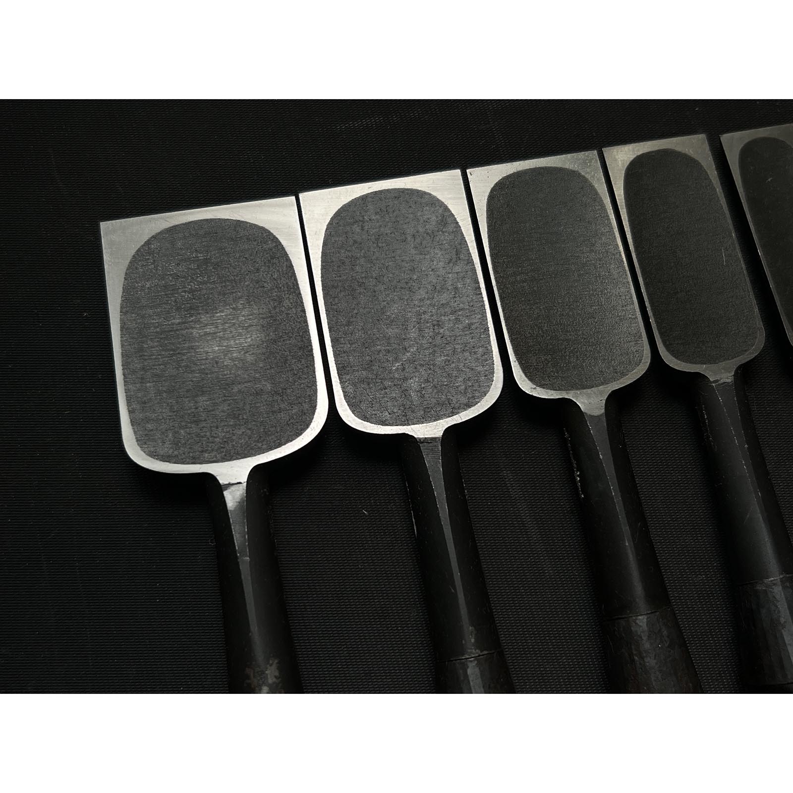Old stock Hidari Ichihiro Three Generations Bench chisels set 掘出し物 三代目左市弘 山崎正三作 追入組鑿