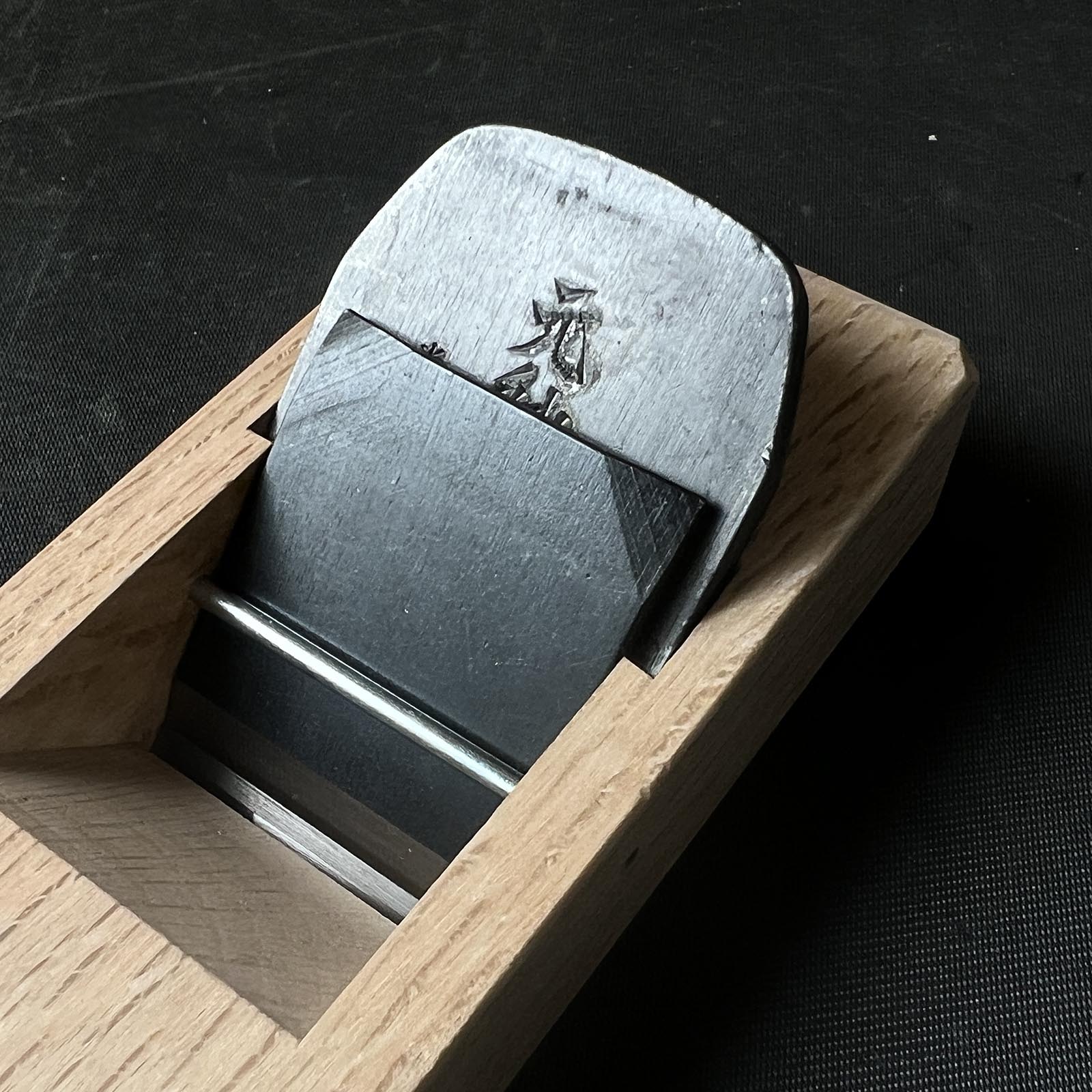 Gensui Tsunesaburo Small plane  (Kanna) with Togohagane No.0 steel 常三郎作 元帥 東郷鋼0号 小鉋   48mm