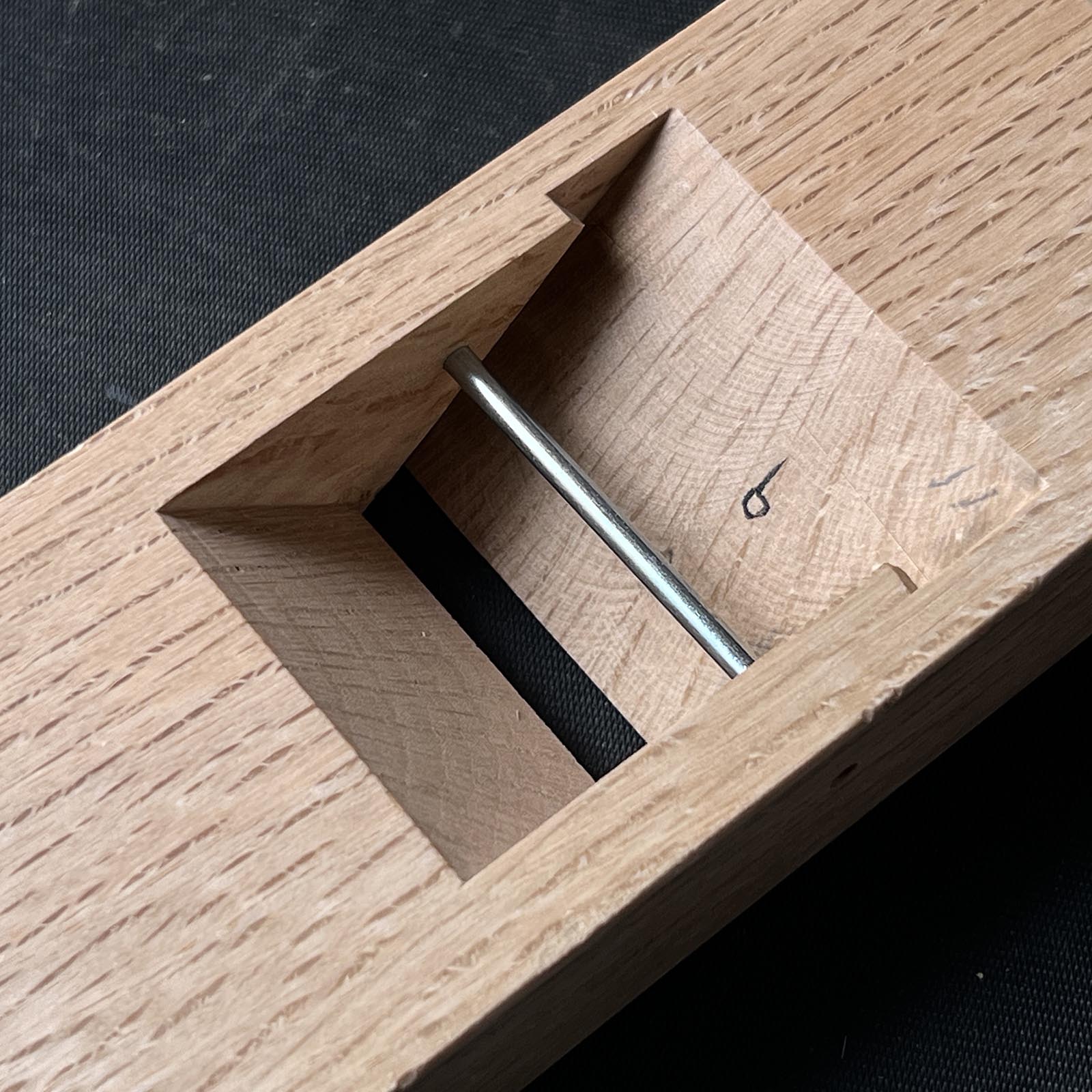 Gensui Tsunesaburo Small plane (Kanna) with Togohagane No.0 steel 常三郎作 元帥 東郷鋼0号 小鉋 8mm