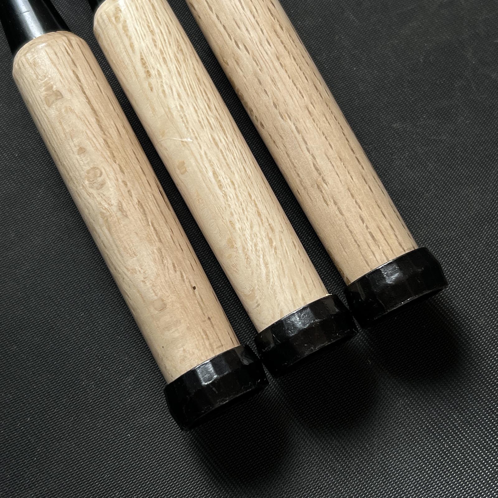 Kanetake Dovetail chisels by Takahashi Norikazu 高橋典三作 カネ武 追入鎬鑿 Shinogi-nomi 12,9,6mm