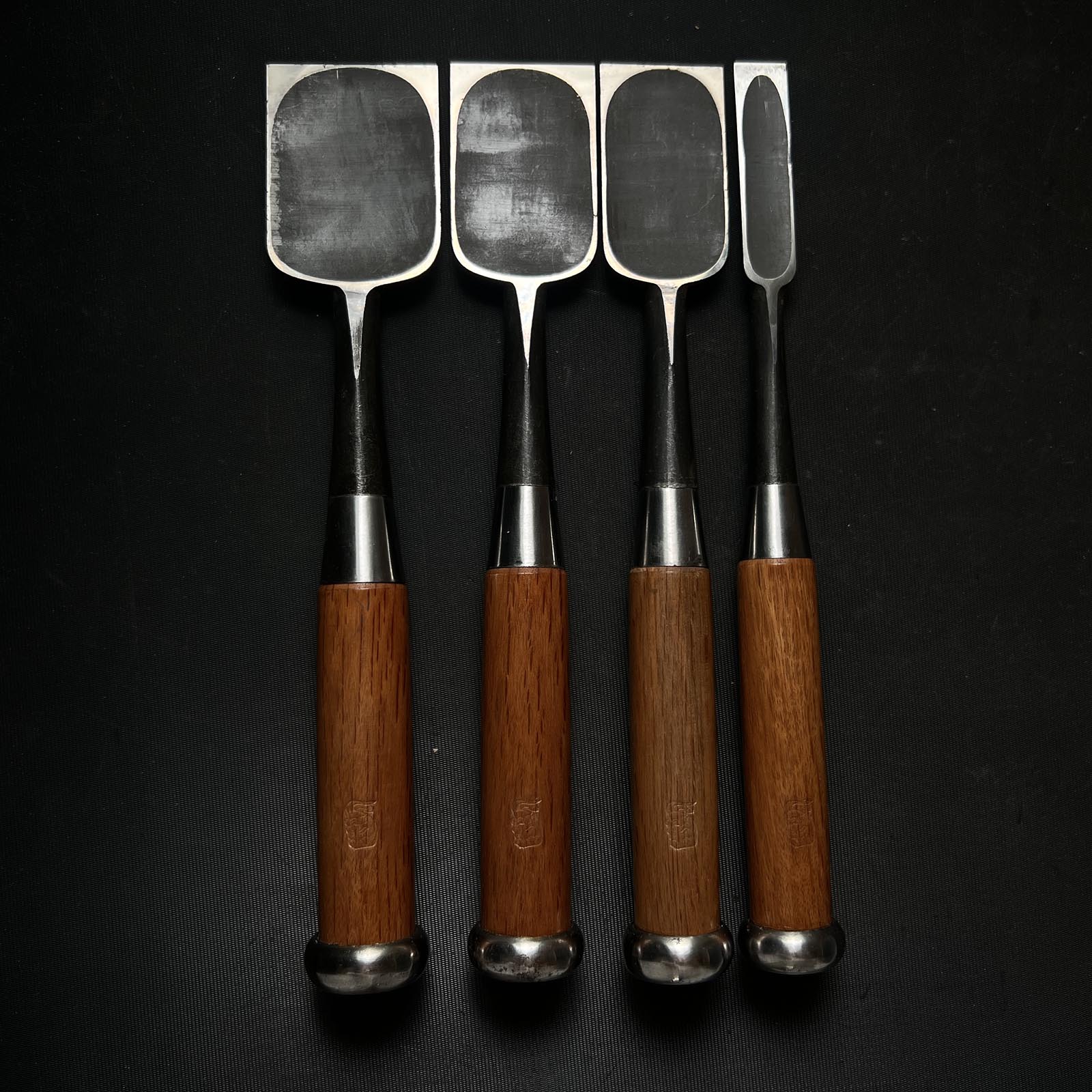 Old stock Sekiryu Shorter Timber chisels 掘出し物 石流 中叩組鑿 Chu-Tatakinomi